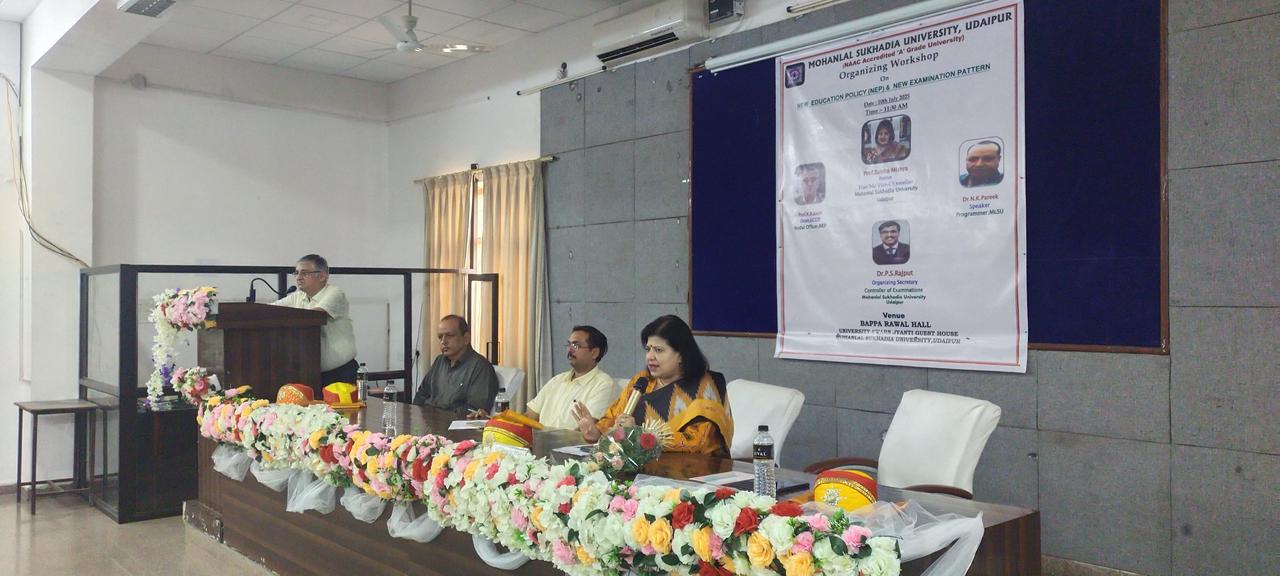 #### Sukhadia University Organizes One-Day Workshop on NEP 2020