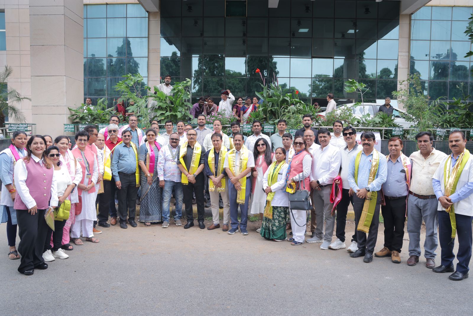 Tree Plantation at MB Hospital under Rotary Club Uday's 'Harit Ashok' Project