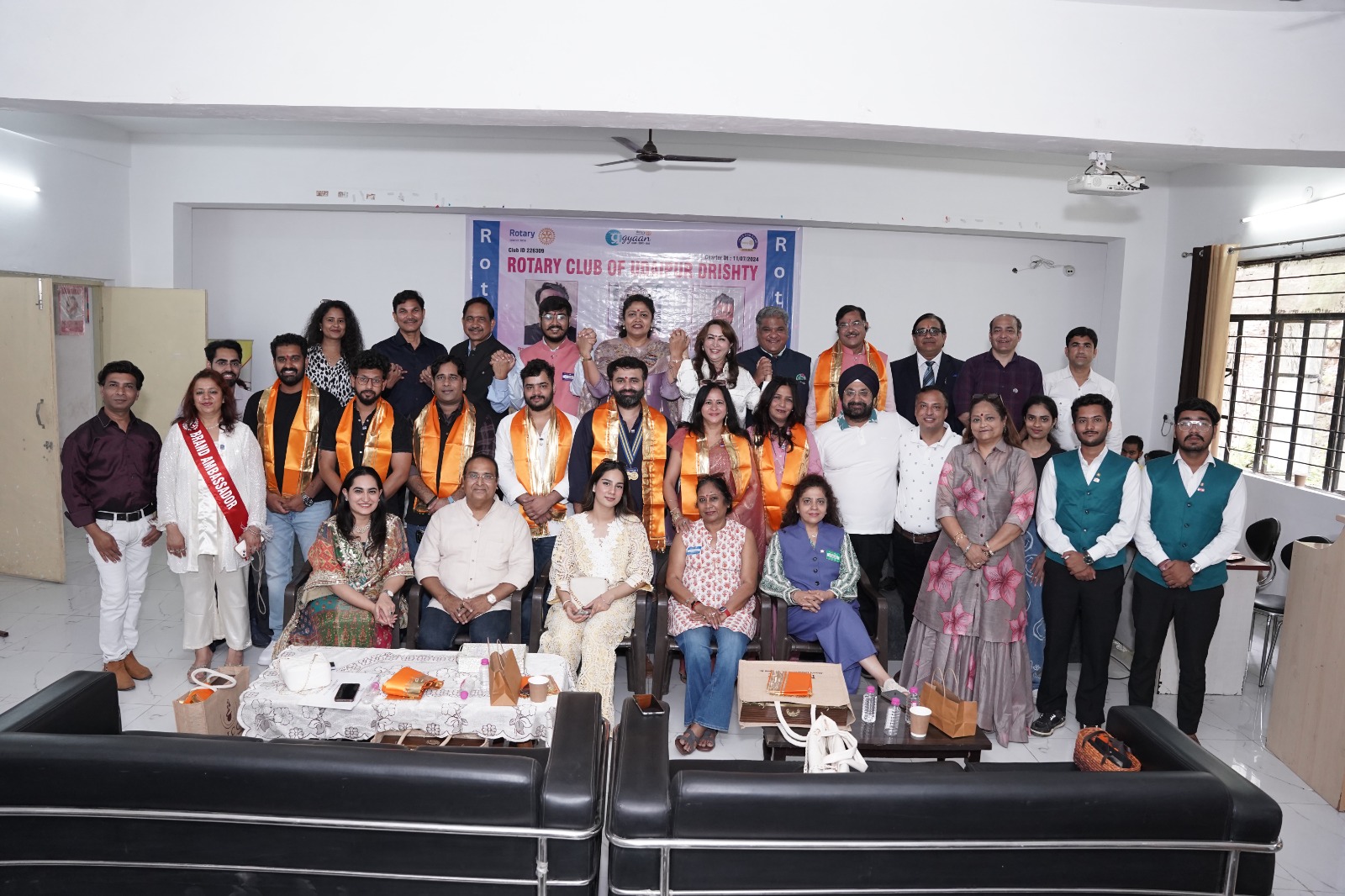 ### Installation Ceremony of Rotary Club Drishti Held in Udaipur