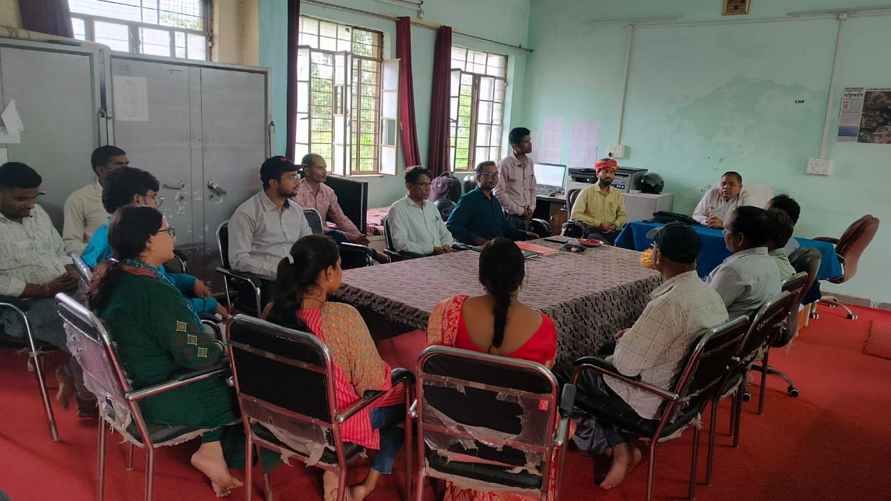 Monthly Review Meeting Held at Government Higher Secondary School, Amarthoon