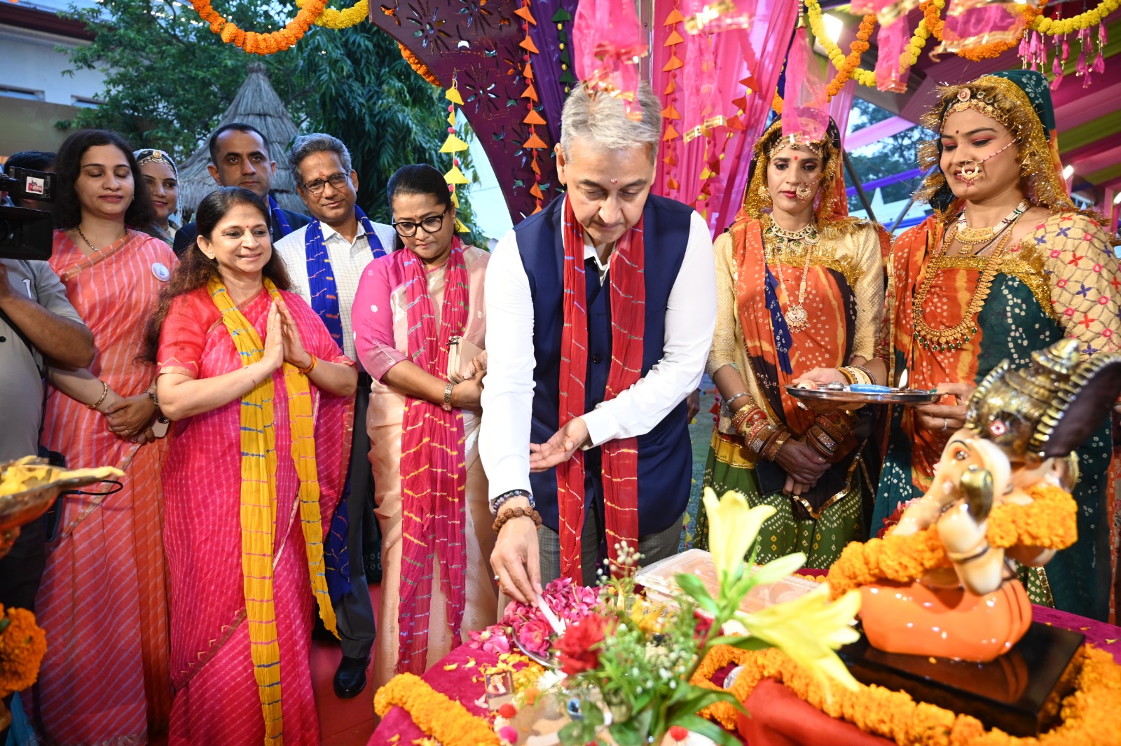 Shravani Teej Festival Sparkles at Bikaner House, New Delhi