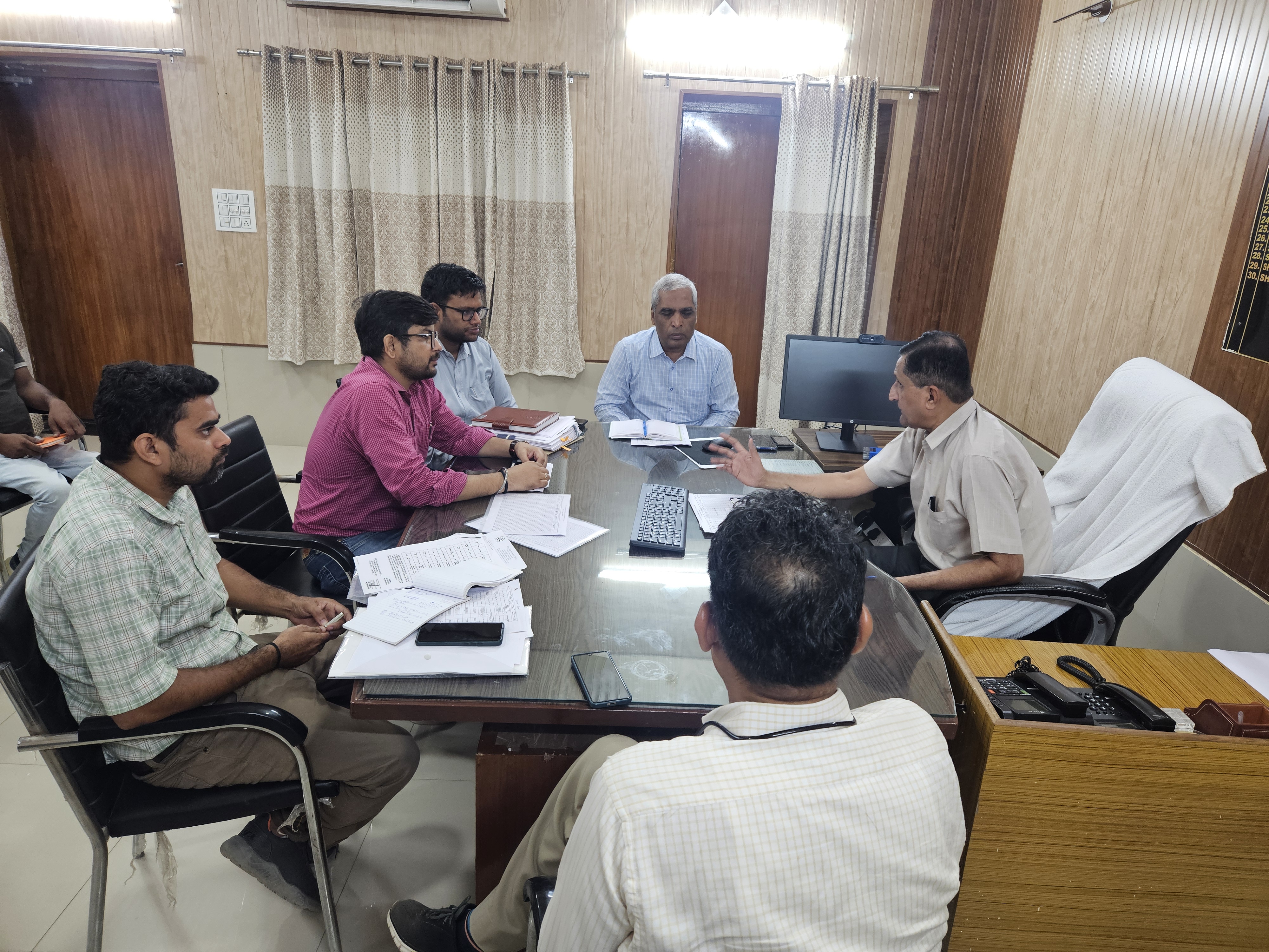 जोधपुर डिस्कॉम के सचिव का श्रीगंगानगर दौरा