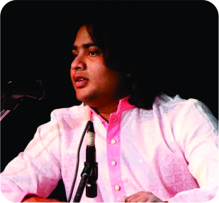 पहले दिन की प्रस्तुतियों में मुजफ्फर रहमान द्वारा ताल वाद्य कचहरी की बात करें तो इसमें अवनाद वाद्य यंत्रों को प्रयोग होता है।
