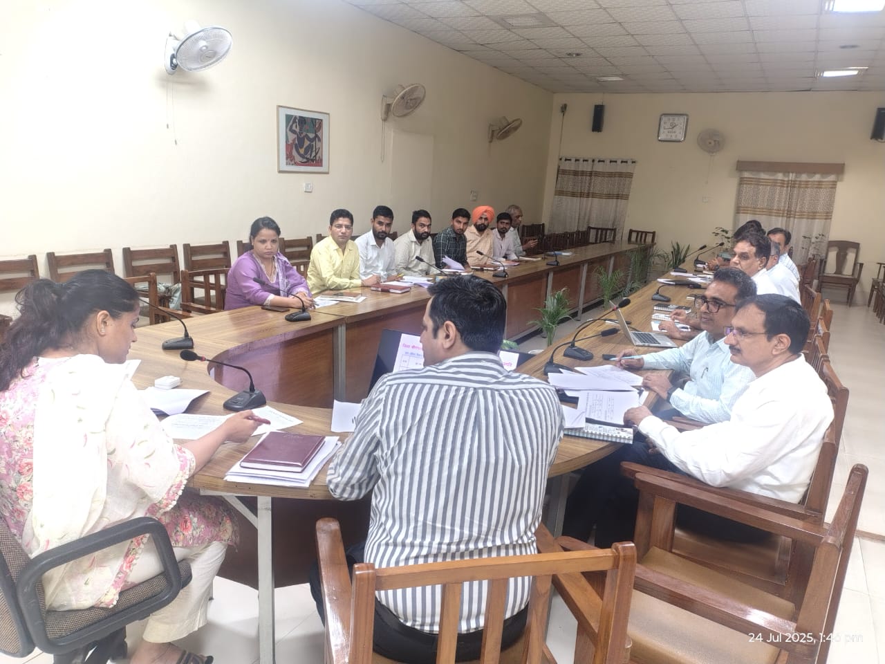 जिला जल एवं स्वच्छता मिशन की बैठक आयोजित