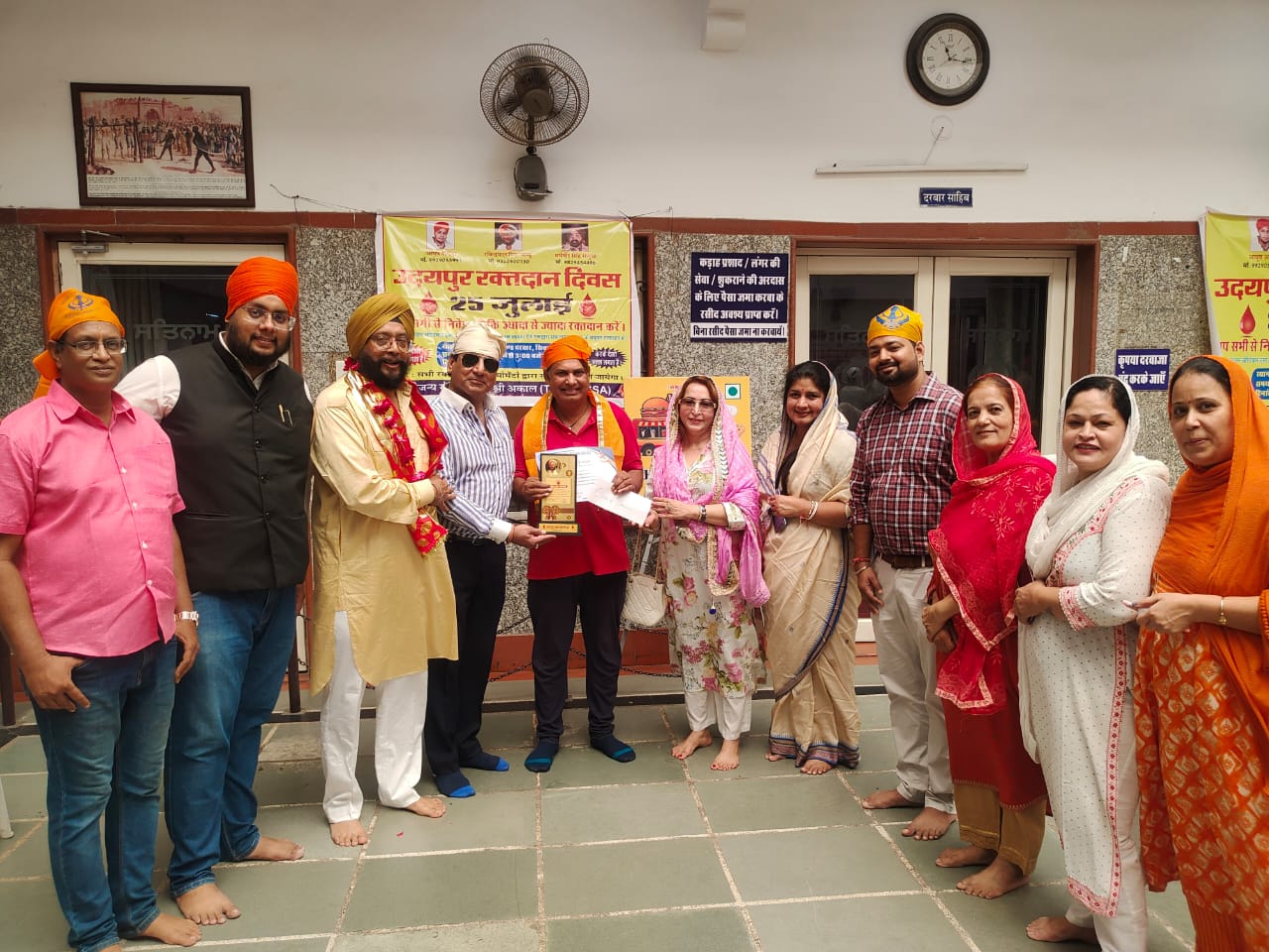 Blood Donation Camp Organized by Rotary Drishti and Sakhi Club Mitwa