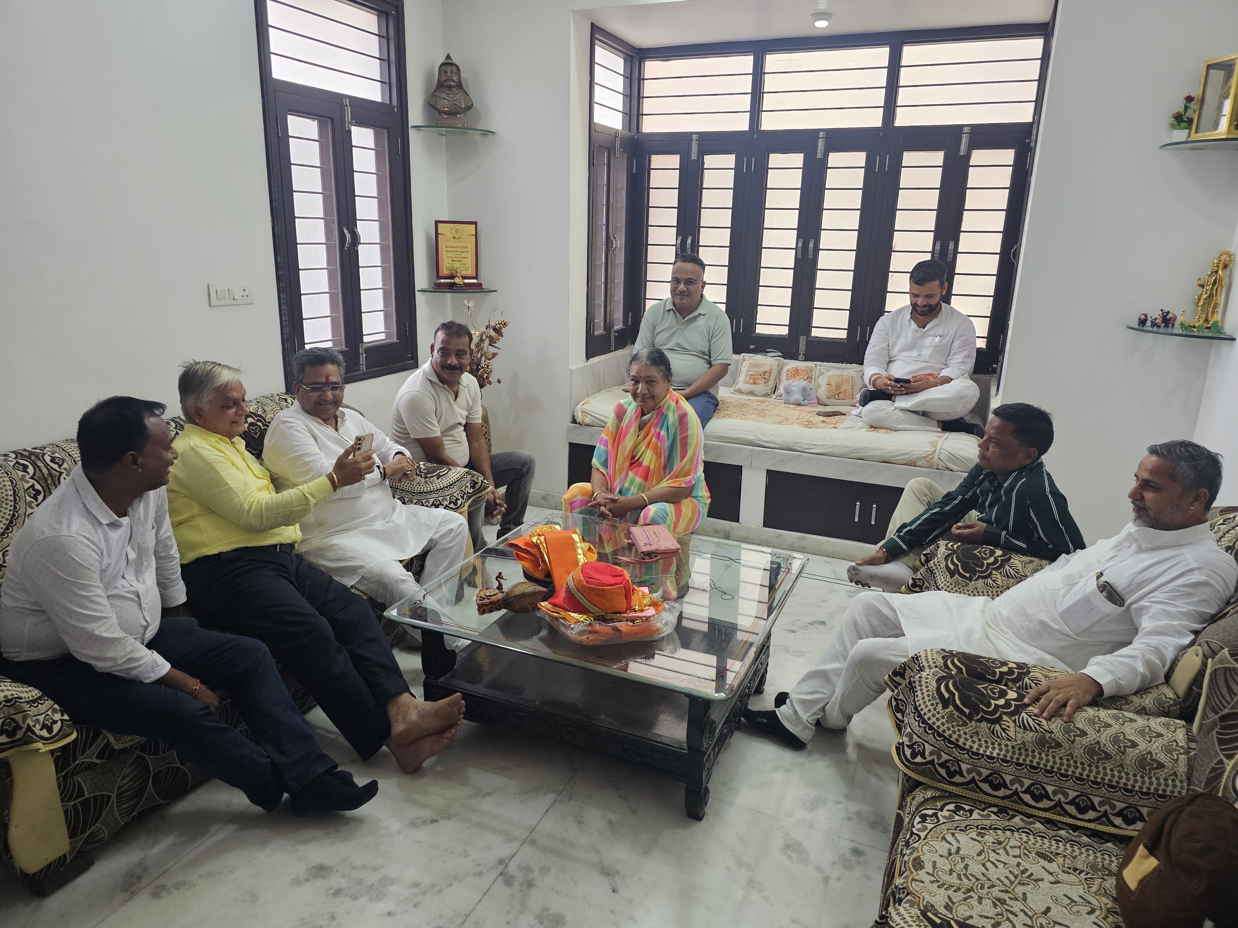BJP National General Secretary Sunil Bansal Makes Surprise Visit to Dr. Praveen Khandelwal’s Residence