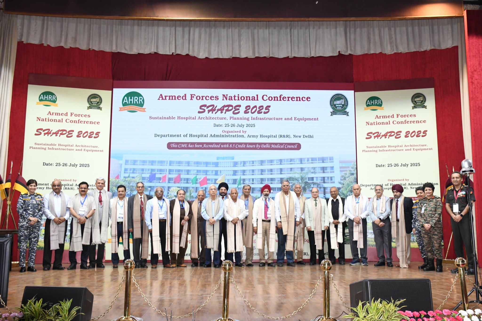AHRR Hosts First-Ever Armed Forces National Conference ‘SHAPE 2025’ on Sustainable Hospital Planning