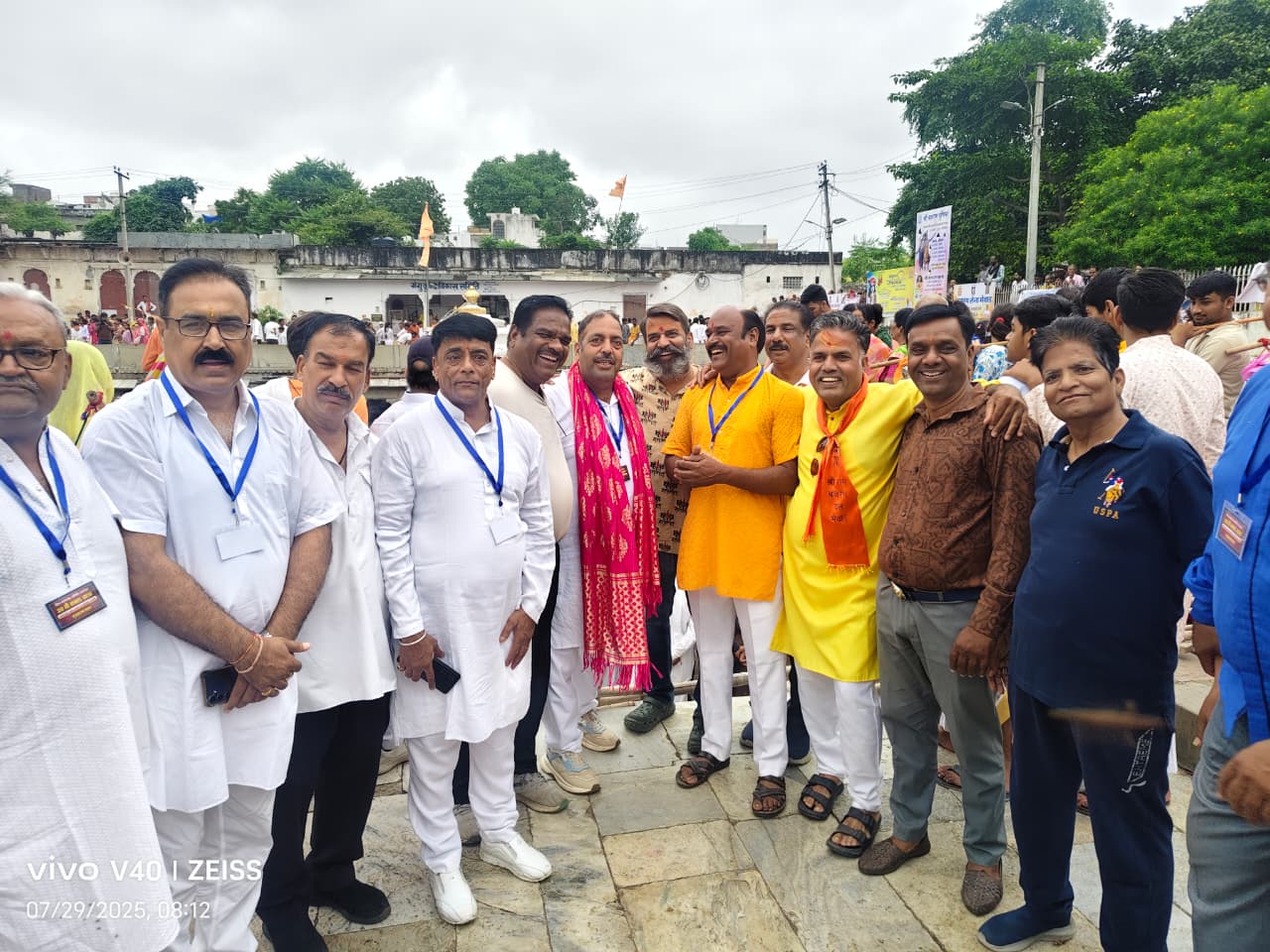 बजरंग सेना मेवाड़ द्वारा कावड़ यात्रा का स्वागत
