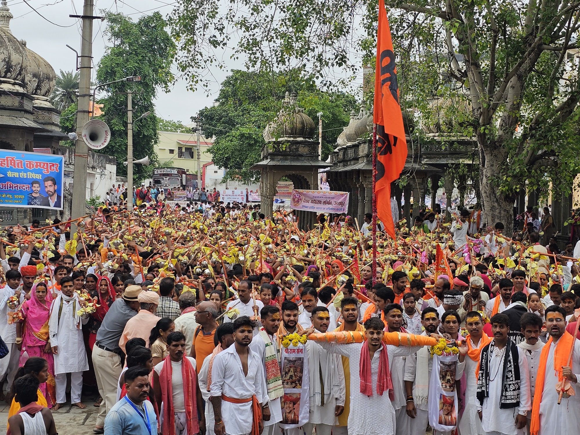 Udaipur Resonates with Devotion: Grand 20th Kanwar Yatra Concludes