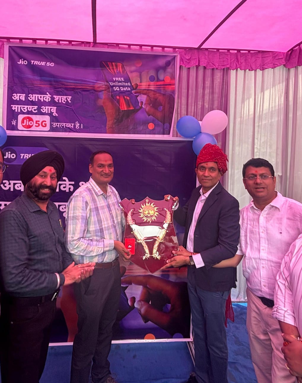 रिलायंस जियो ने माउंट आबू में शुरू की ट्रू 5जी और ब्रॉडबैंड सेवाएं
