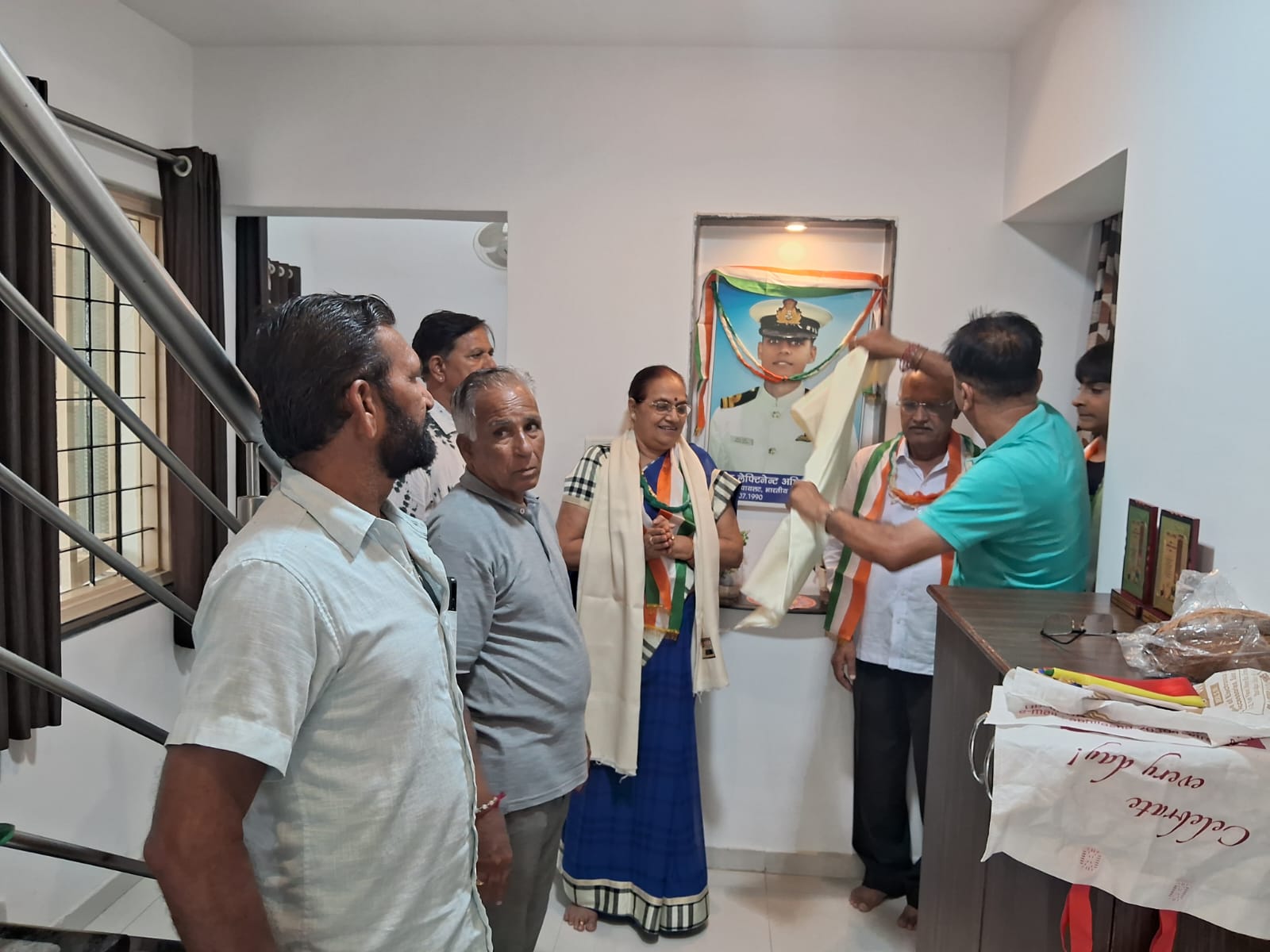 शहीद लेफ्टिनेंट अभिनव नागोरी की जयंती पर श्रद्धांजलि अर्पित