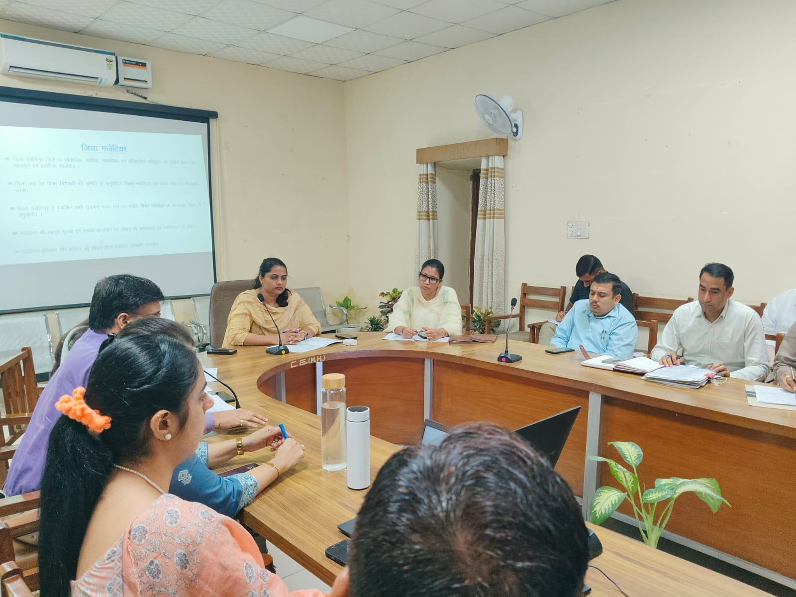 बैठक में किया जिला गजेटियर पर विचार विमर्श