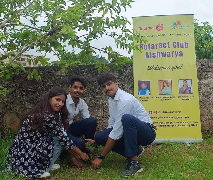 ऐश्वर्या कॉलेज में विश्व प्रकृति संरक्षण दिवस के अवसर पर पौधारोपण