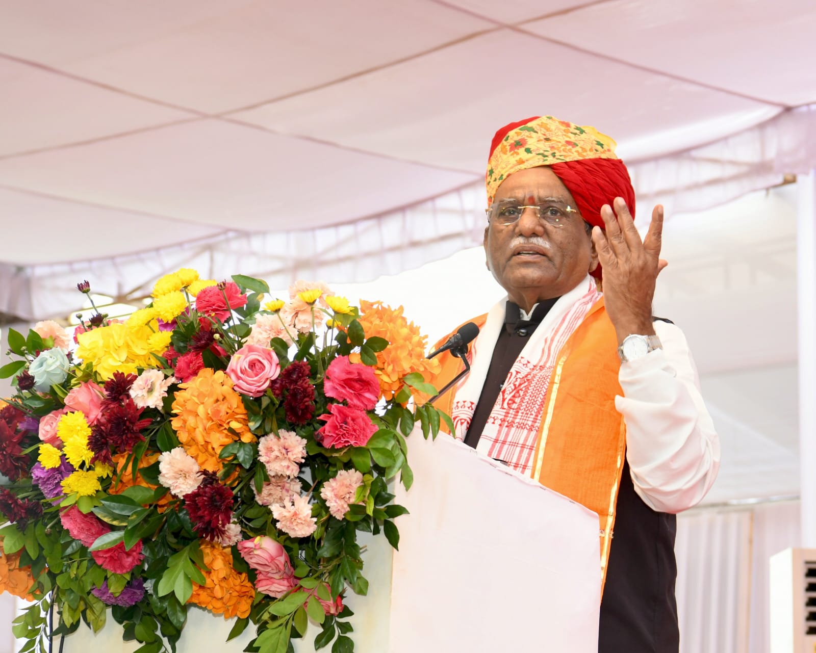 Governor Interacts with Girls at Vivekananda Model School in Kotda