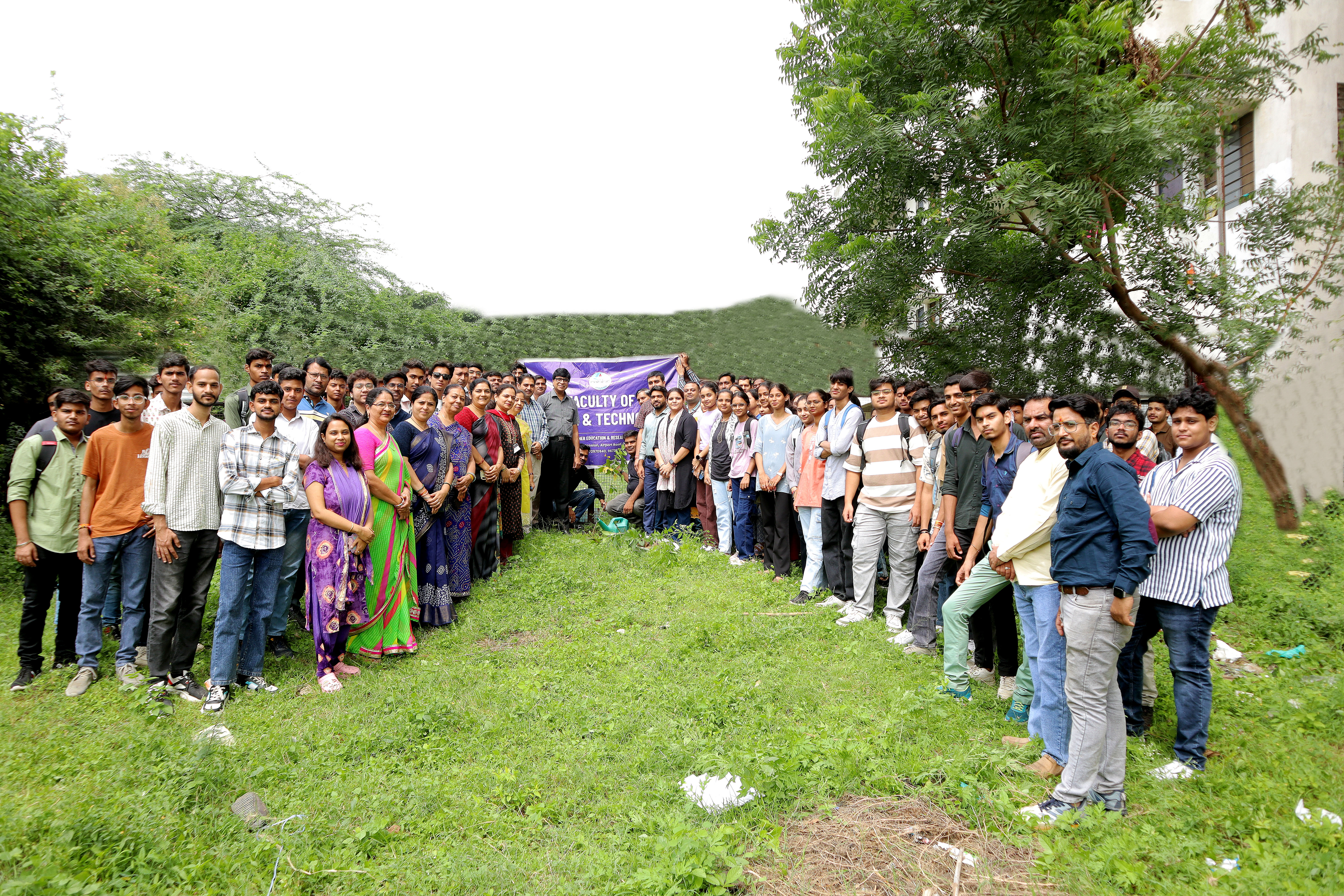 Tree Plantation Day Celebrated by Pacific University's Faculty of Science and Technology under ‘Harayalo Rajasthan’ Campaign