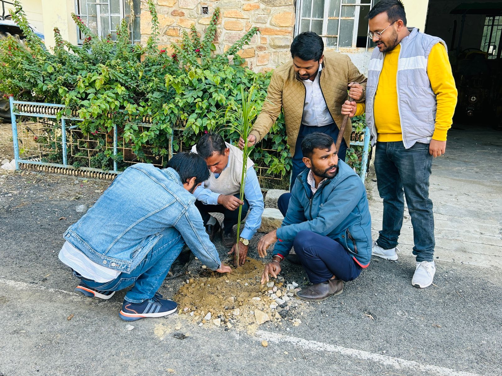 Tree Plantation Ceremony Marks New Year at MPUAT’s Farm Machinery Department