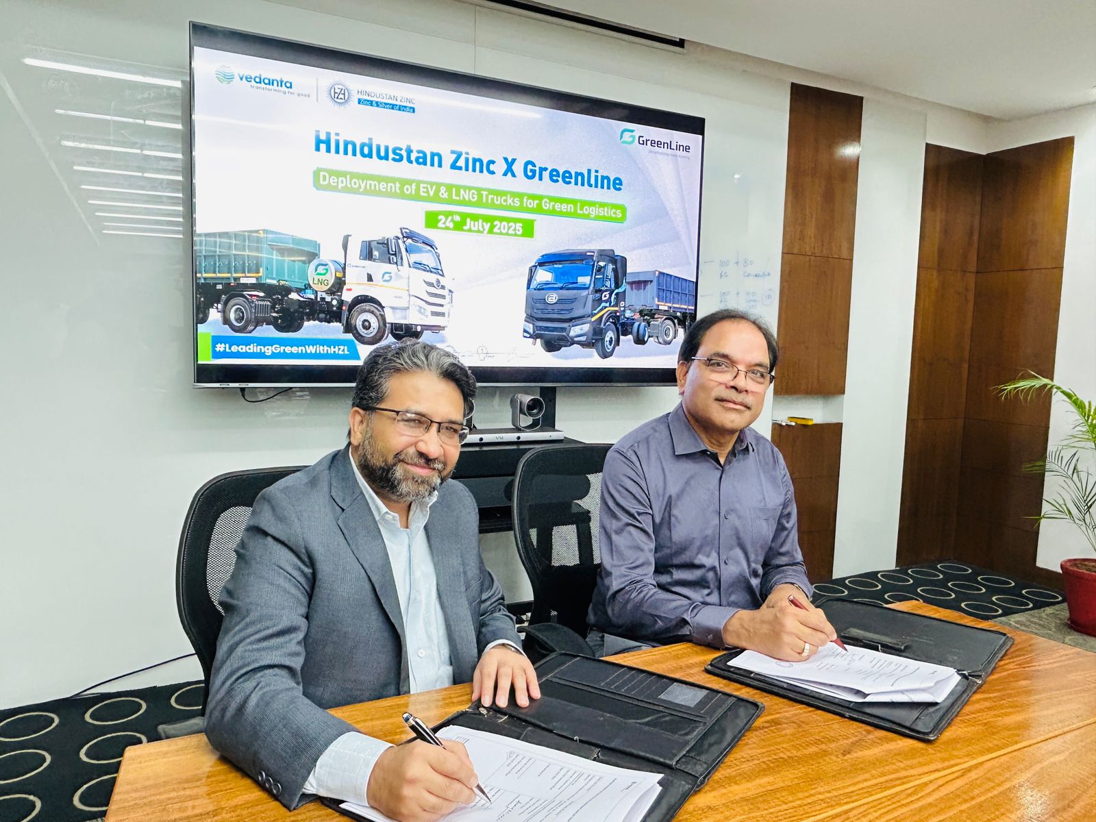 #### Hindustan Zinc Deepens Partnership with GreenLine Mobility to deploy EV and LNG Trucks for Green Logistics