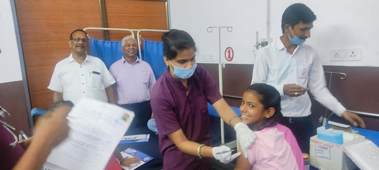 Vaccination Drive for Cervical Cancer Prevention Organized by Udaipur District Maheshwari Sabha