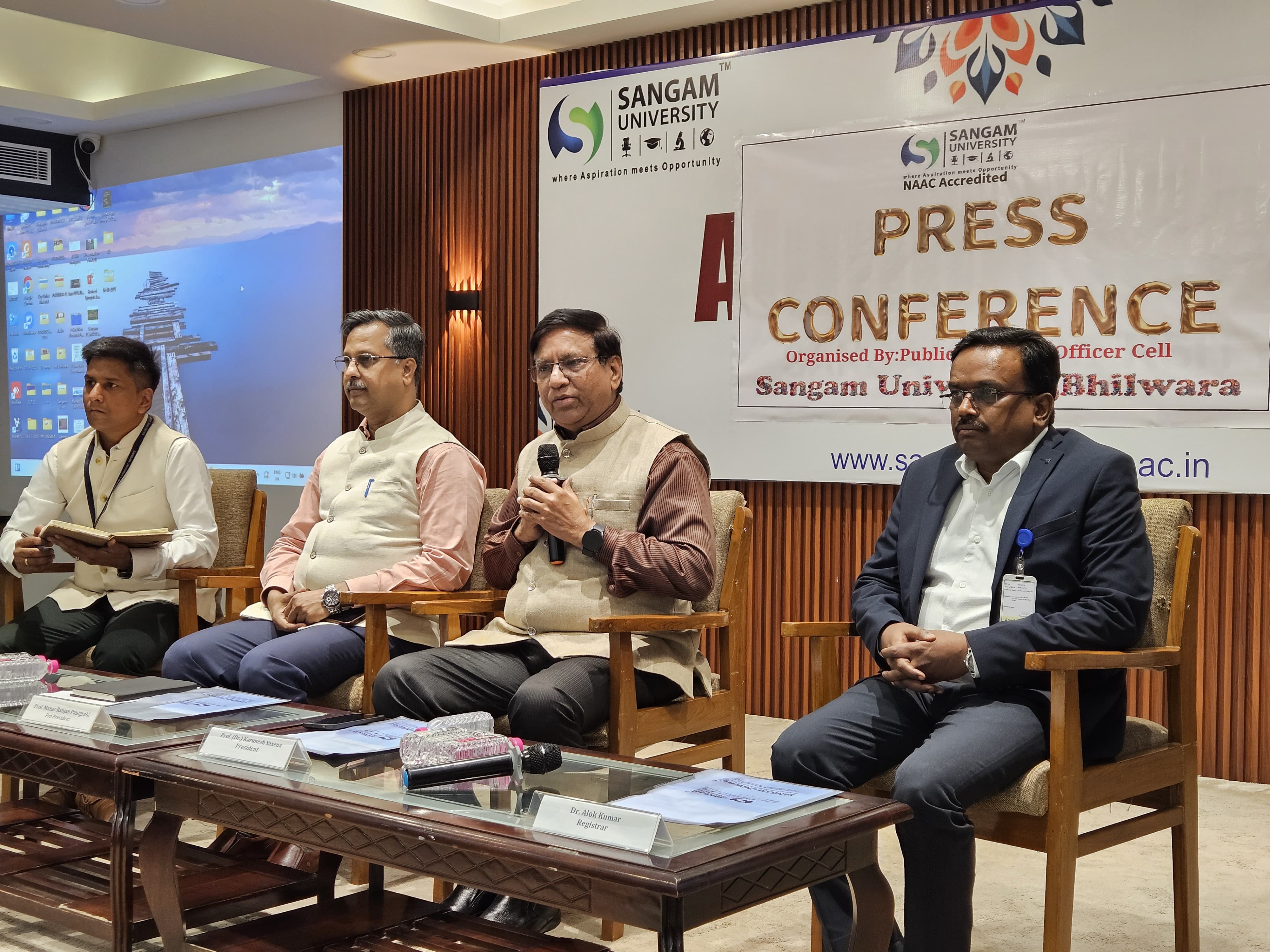 ### Sangam University Honored as Emerging University in India