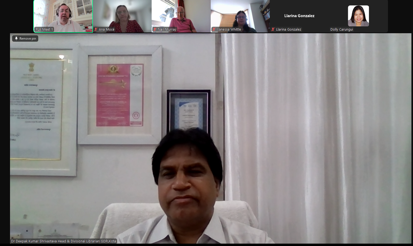 India’s Strong Presence at the First IFLA Government Libraries Welcome Meeting