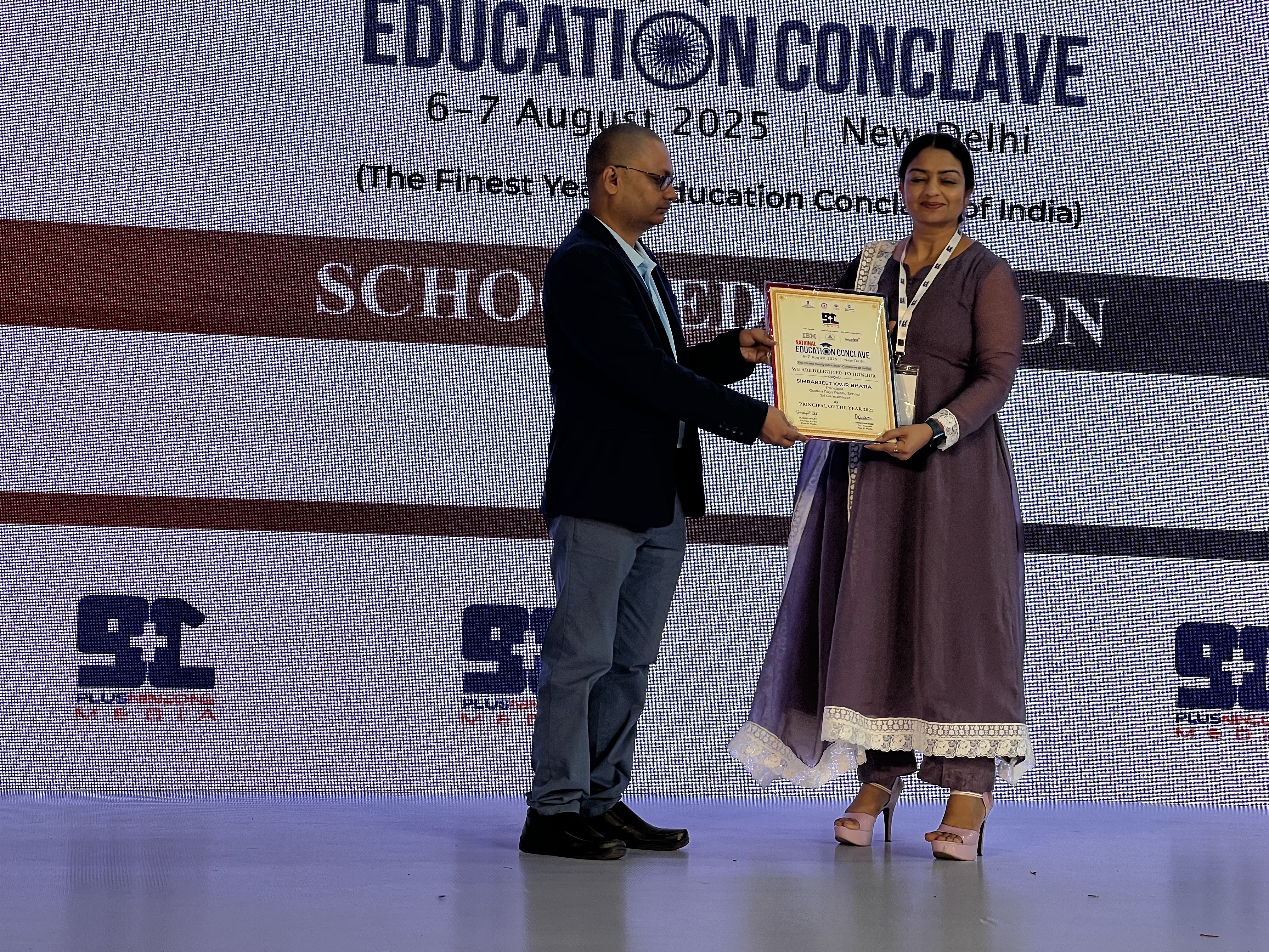  #### Simranjeet Kaur Bhatia Honoured as ‘Principal of the Year 2025