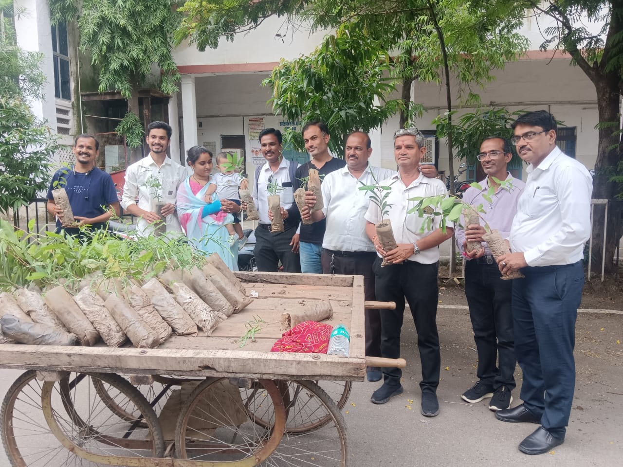 पांच हजार पौधारोपण कर कृष्ण निकुंज वाटिका का निर्माण करेगा इस्कॉन परिवार