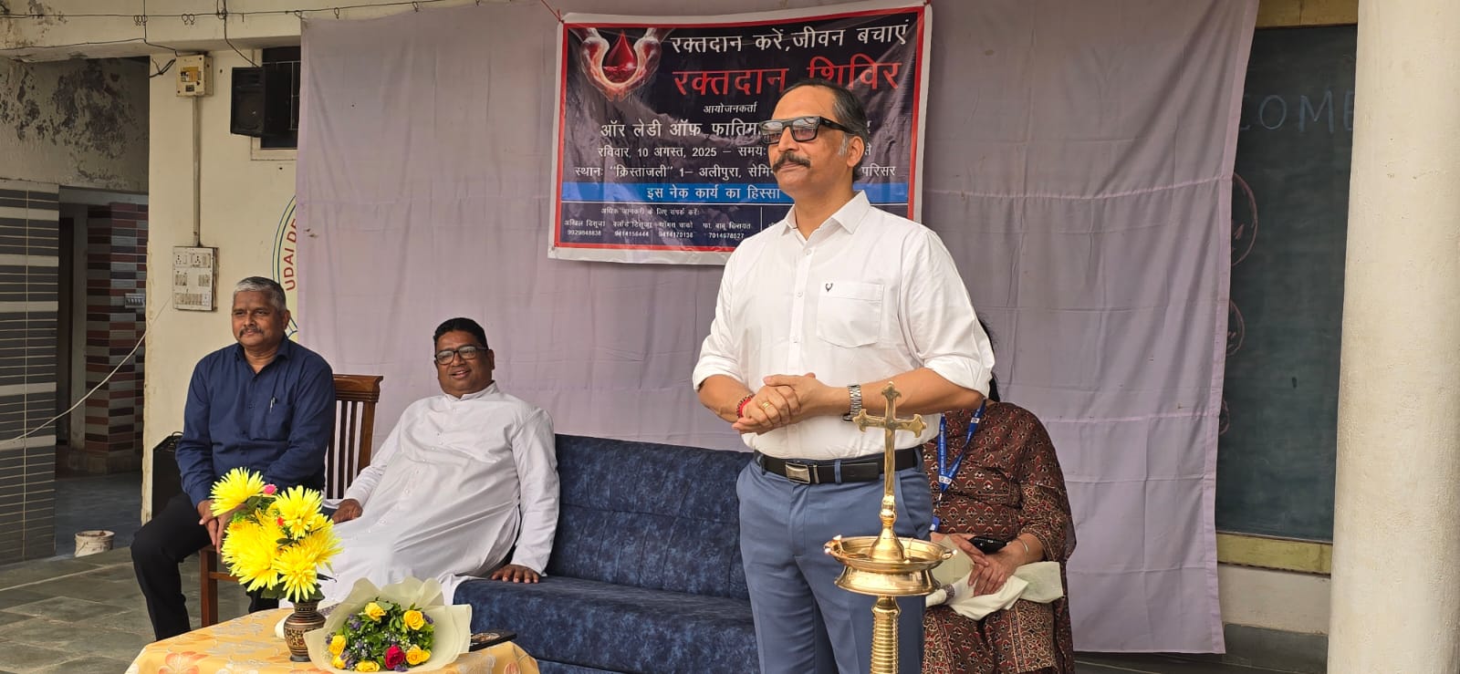 आवर लेडी ऑफ फातिमा चर्च का पहला रक्तदान शिविर सफलतापूर्वक संपन्न