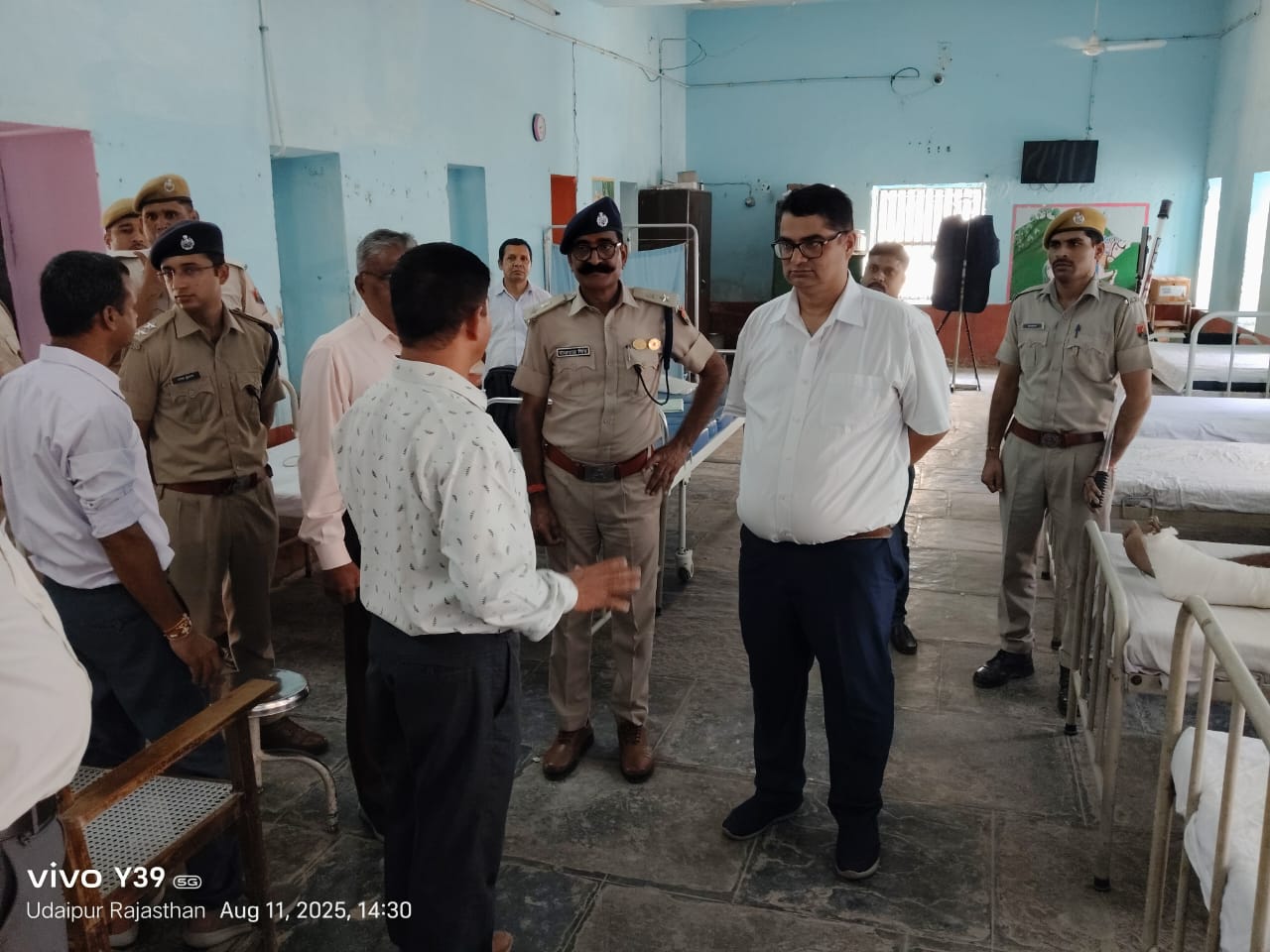 केंद्रीय कारागृह का निरीक्षण