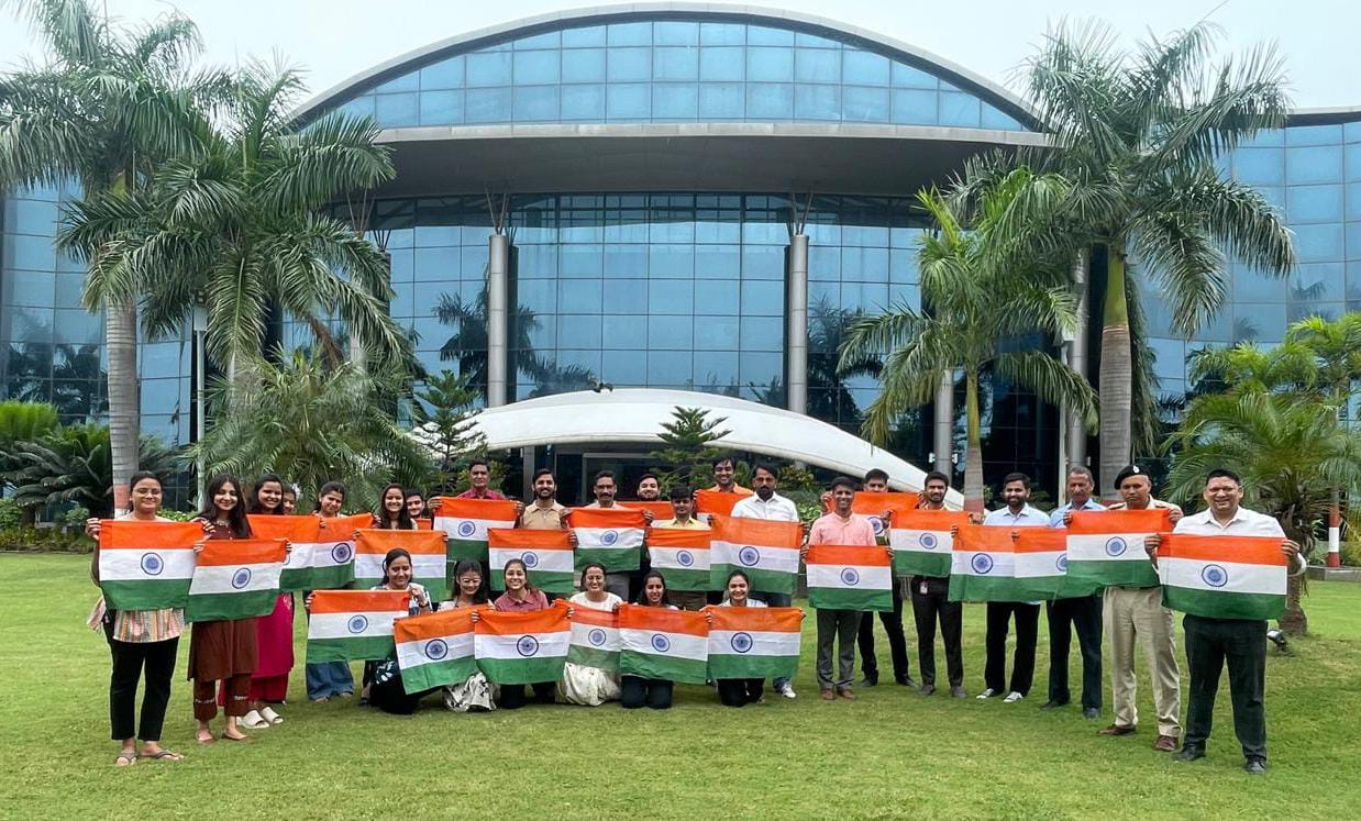 Patriotic Spirit Ignited in ‘Har Ghar Tiranga’ at Sangam Group