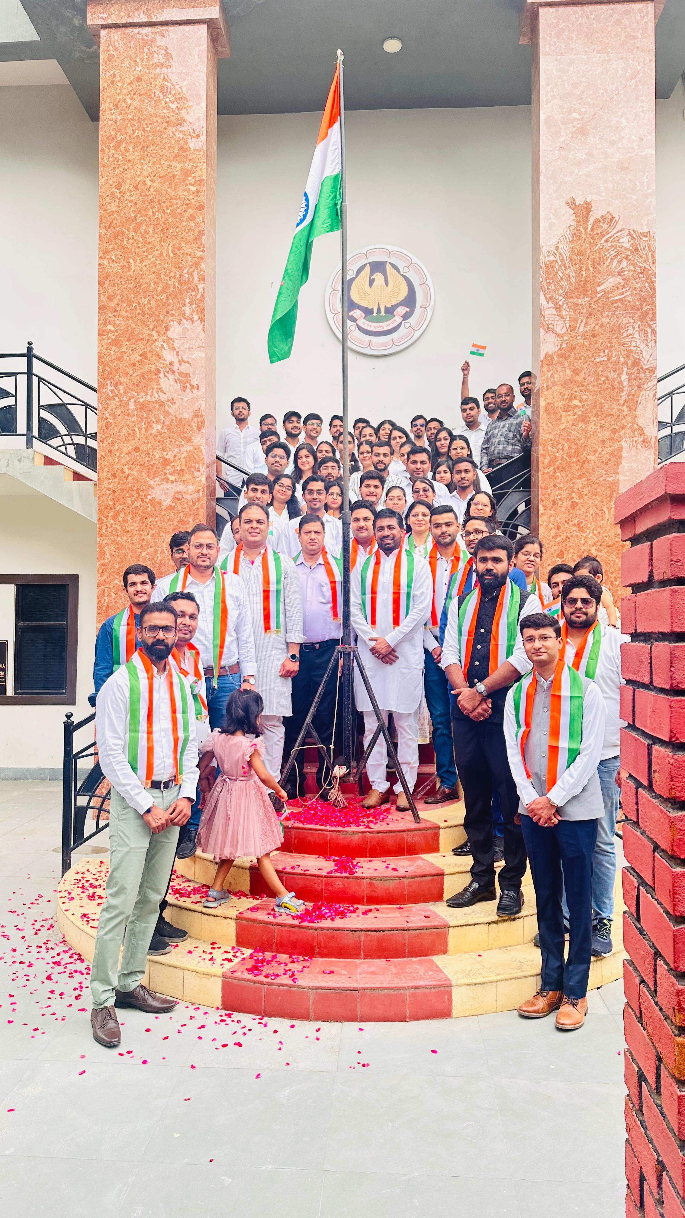 79th Independence Day Celebrated with Enthusiasm at ICAI Building Udaipur