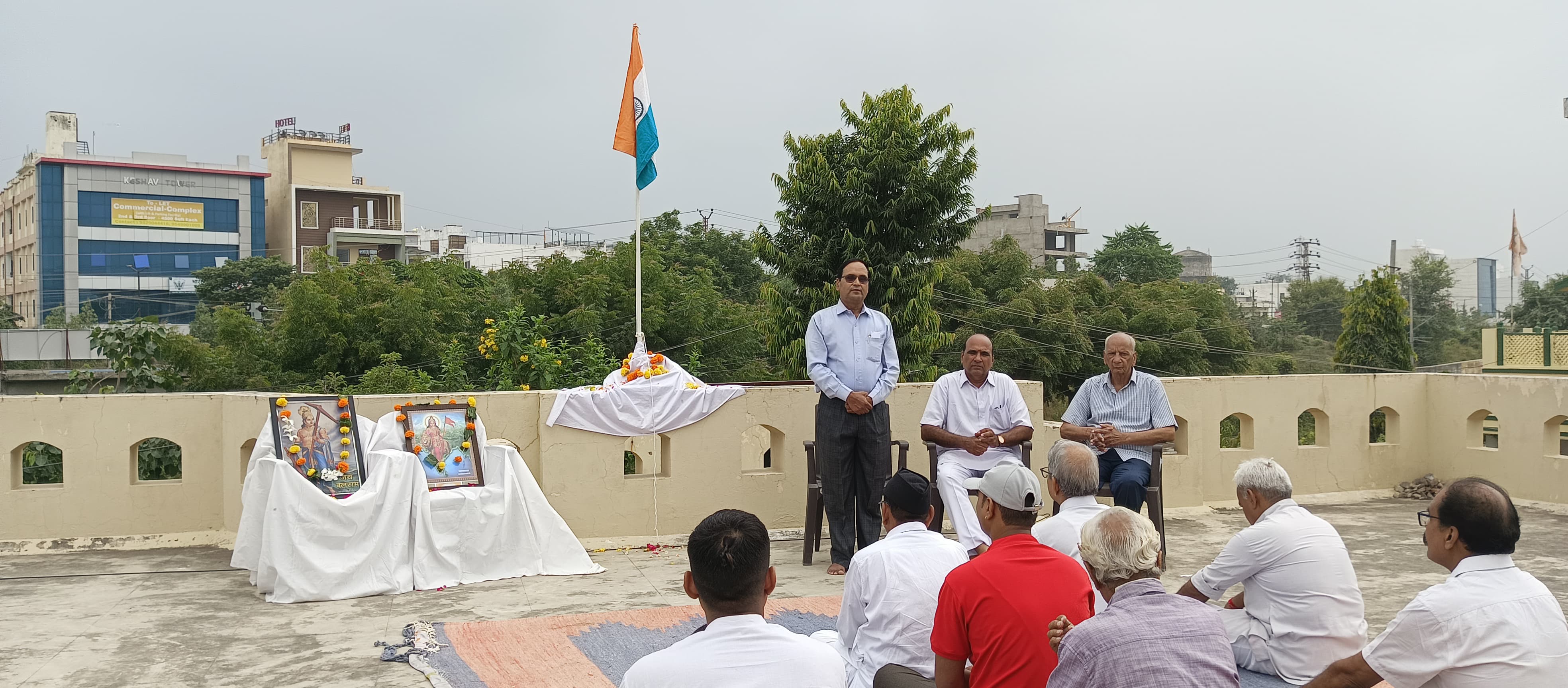 79th Independence Day Celebrated at Bharatiya Kisan Sangh Office