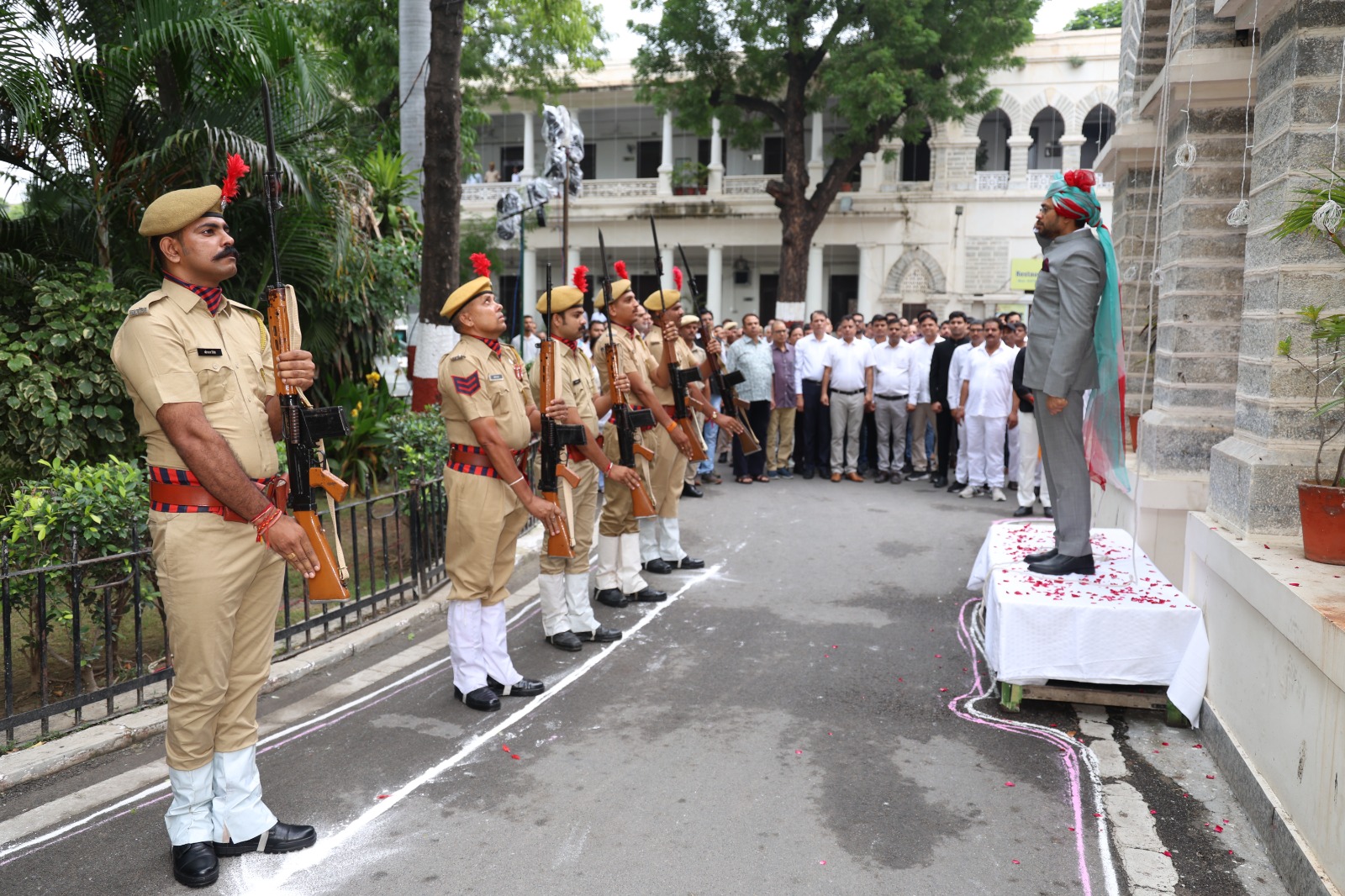 Independence Day Celebrated with Enthusiasm and Joy Across the District