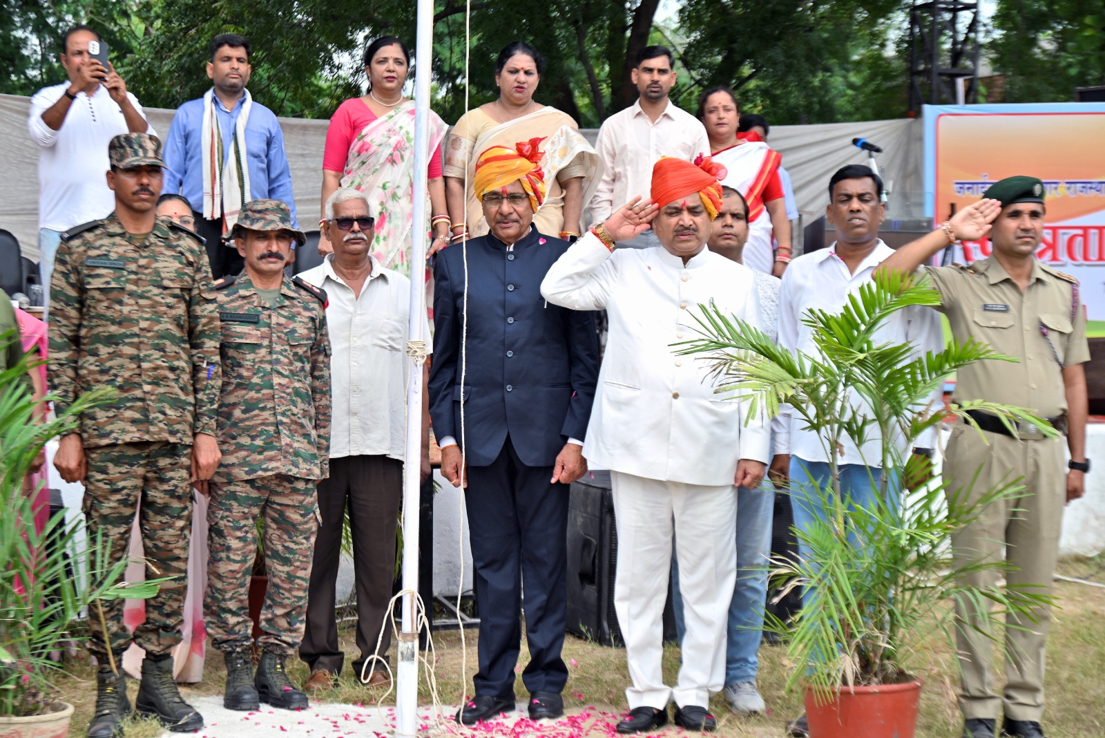 विद्यापीठ में 79 वॉ स्वाधीनता दिवस धूमधाम से मनाया विश्व में लोकतंत्र की जननी है भारत - प्रो. सारंगदेवोत