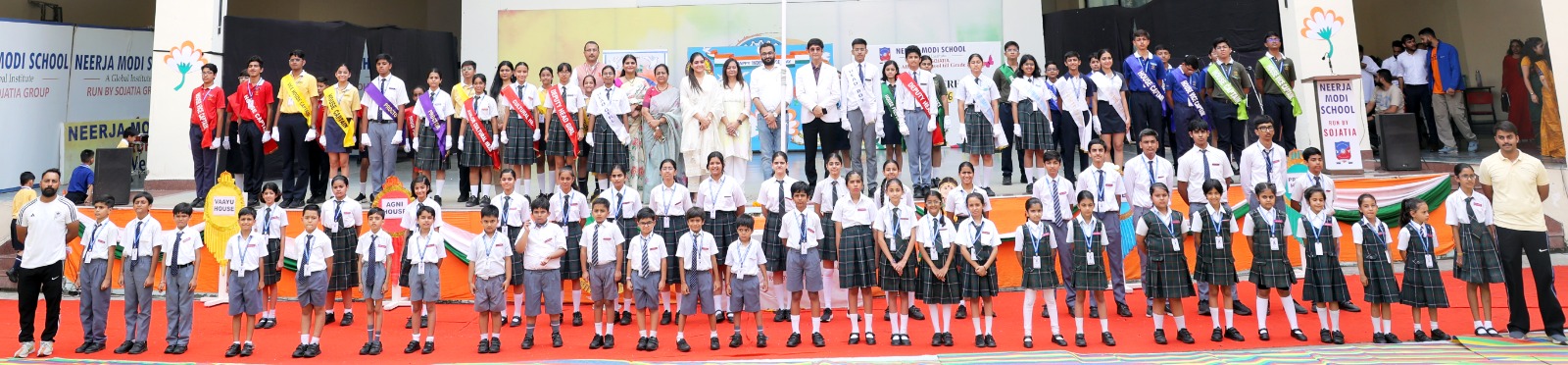 ##### Investiture Ceremony Held at Neerja Modi School, Managed by Sojatia