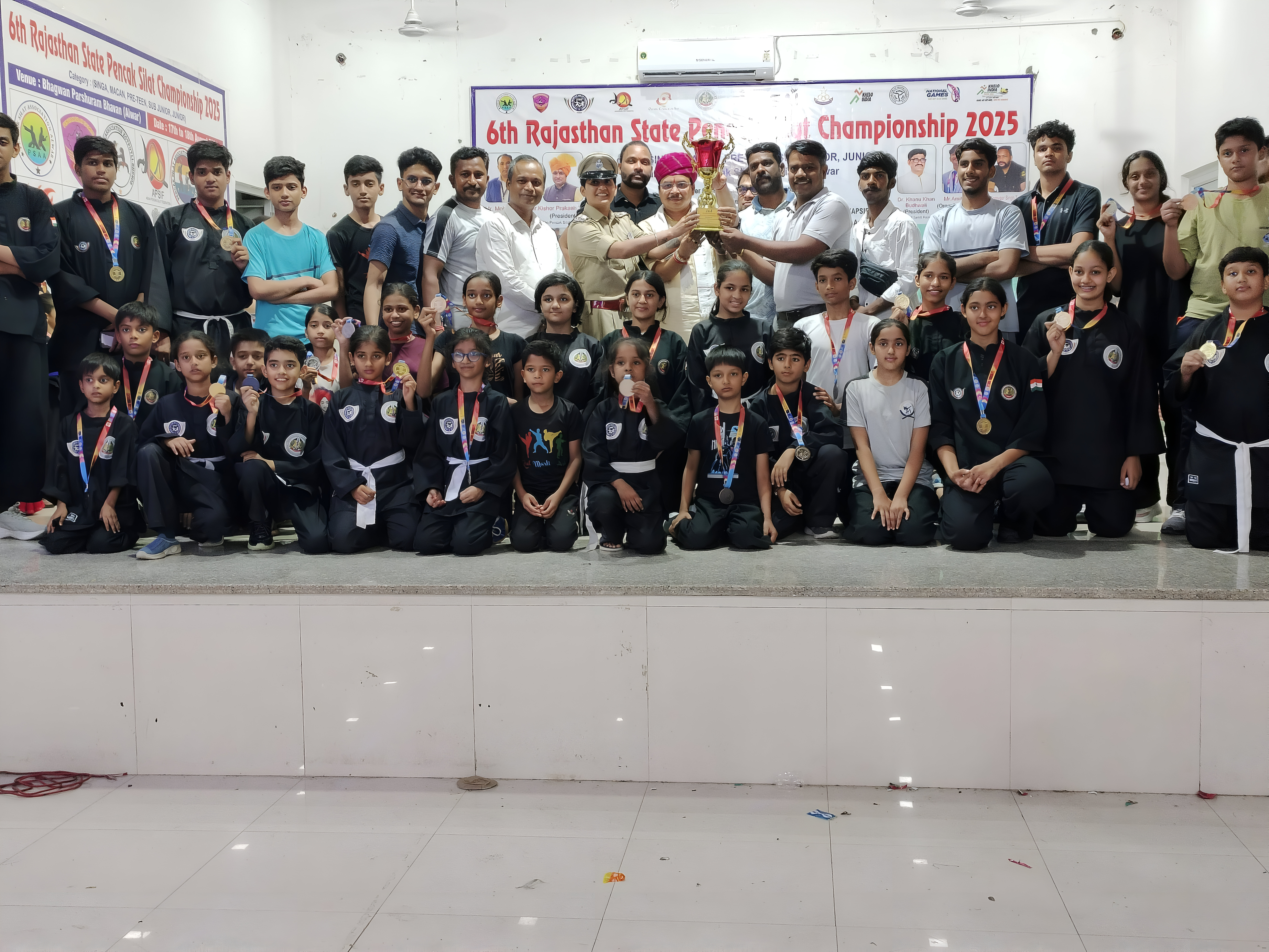 27 गोल्ड, 10 सिल्वर, 10 ब्रोंज सहित 47 मेडल,ओवरऑल स्टेट सेकंड ट्रॉफी पर किया कब्जा
