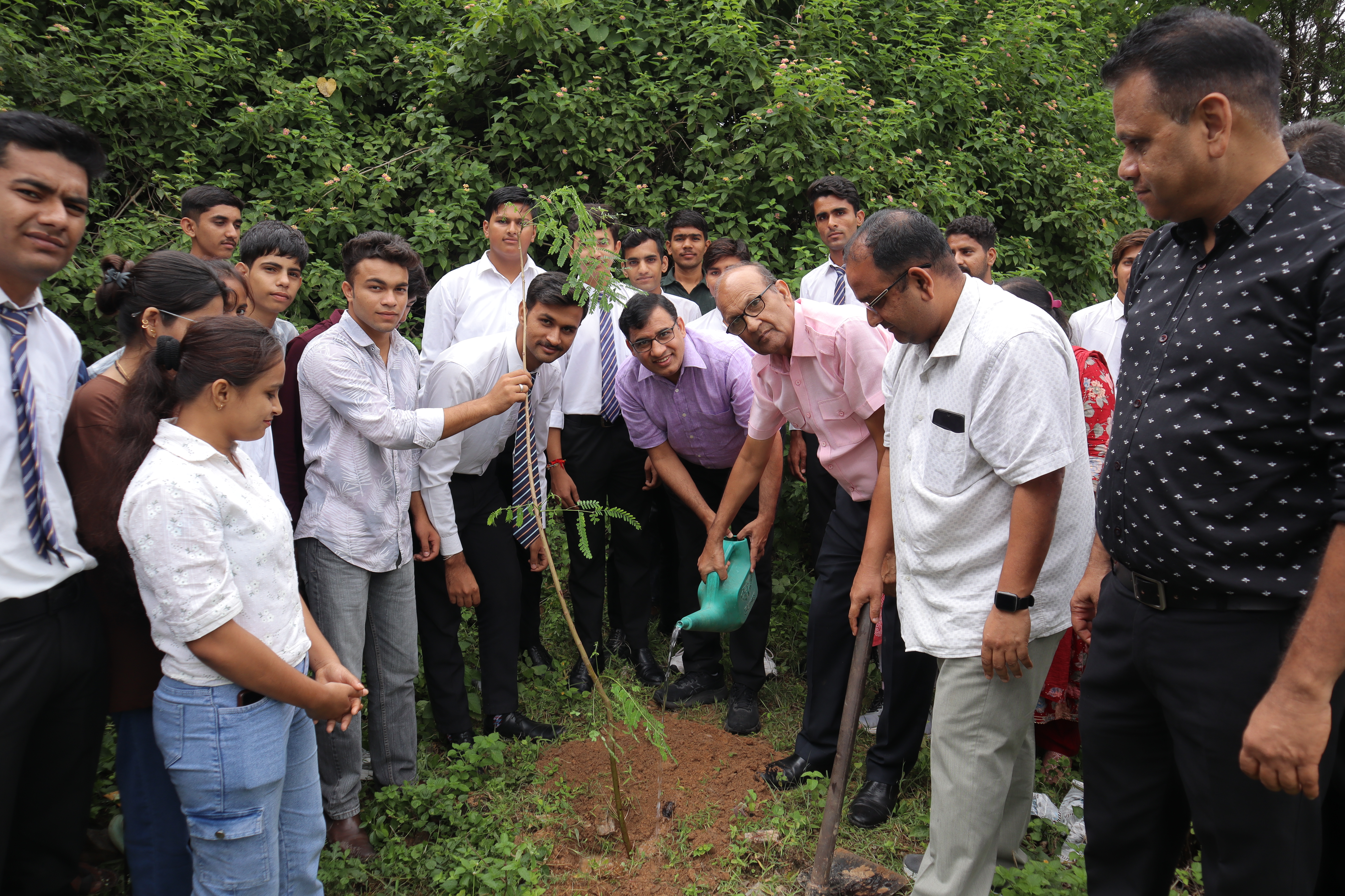 #### Tree Plantation Drive "Ek Ped Maa Ke Naam" Organized at Pacific University