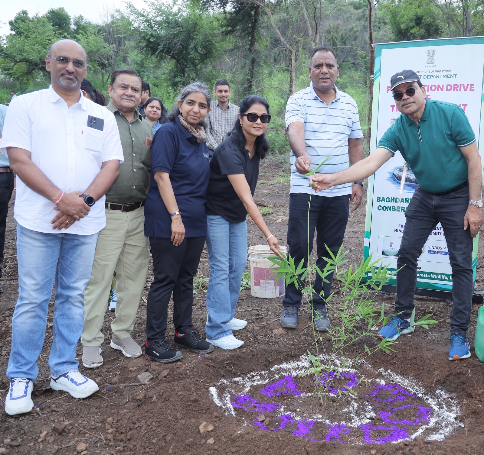 Hindustan Zinc Plants 5,000 Saplings to Support Baghdarra Crocodile Conservation Reserve 