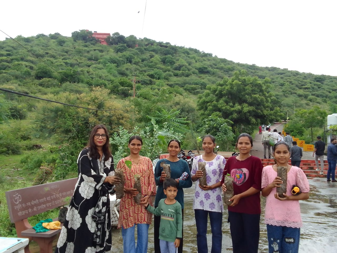 Rahda Foundation’s Massive Plantation Drive at Gupteshwar Mahadev Hills