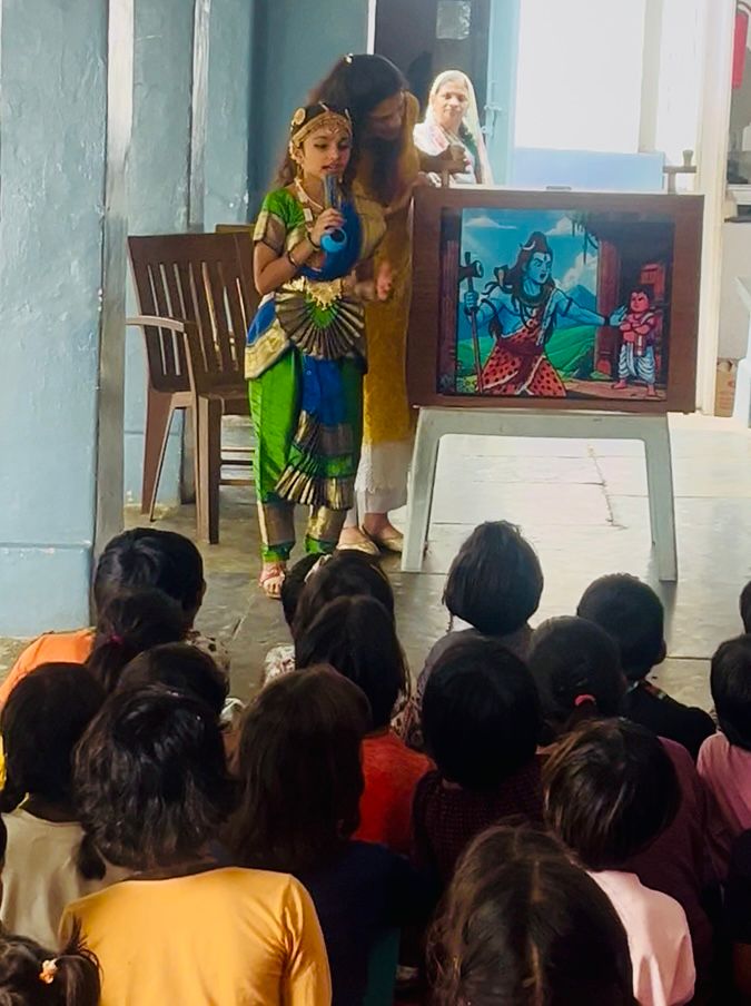 8 वर्षीय आहना कर रही है कथाओं, भजन व शास्त्रीय नृत्य के माध्यम से बच्चों में सांस्कृतिक चेतना का प्रसार 