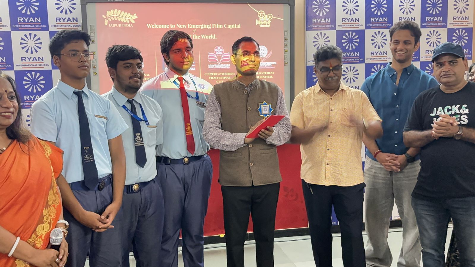 Grand Opening of Four International Film Festivals in Jaipur The Acting of Class One Student Aarvik Thrilled Young Audiences