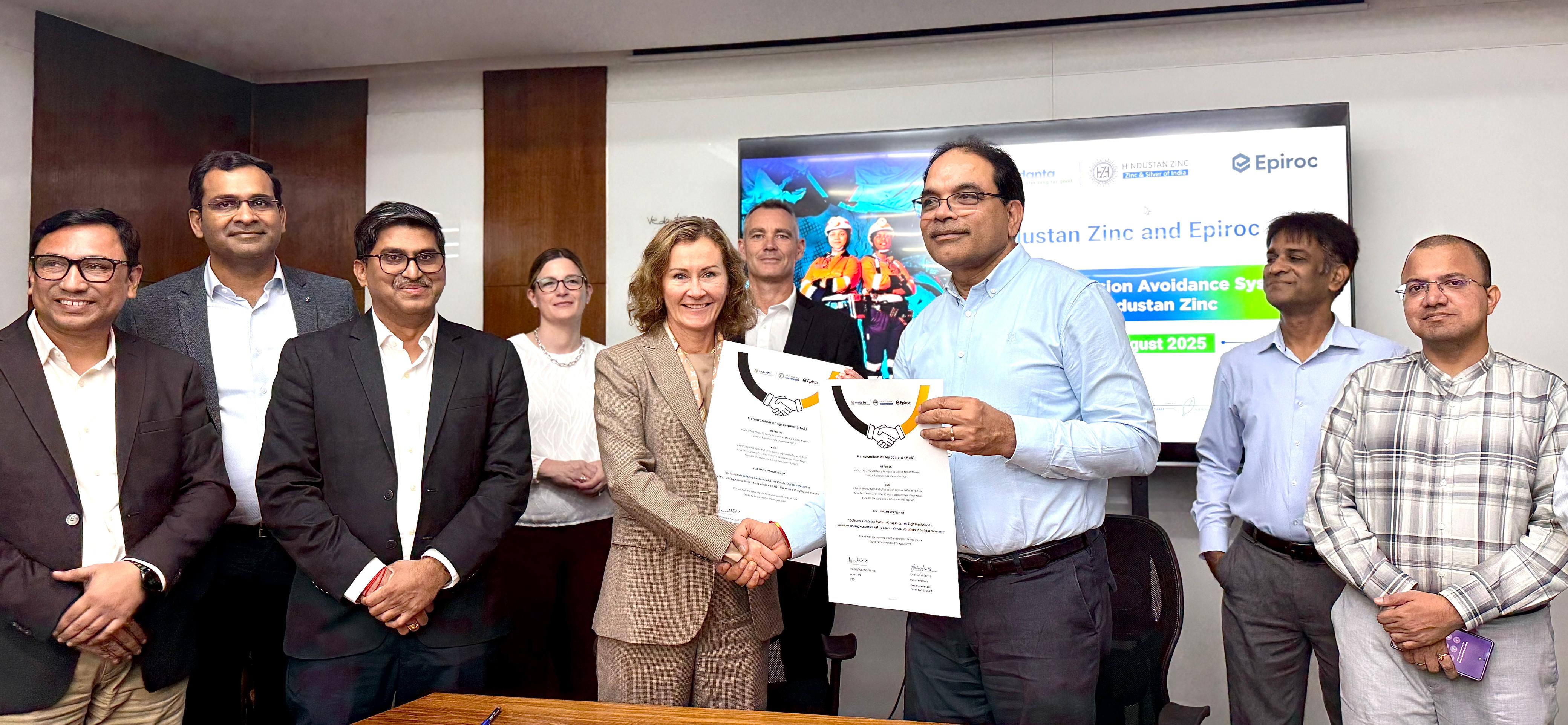 Hindustan Zinc Partners with Epiroc to Advance Digital Safety  Technologies in Mining