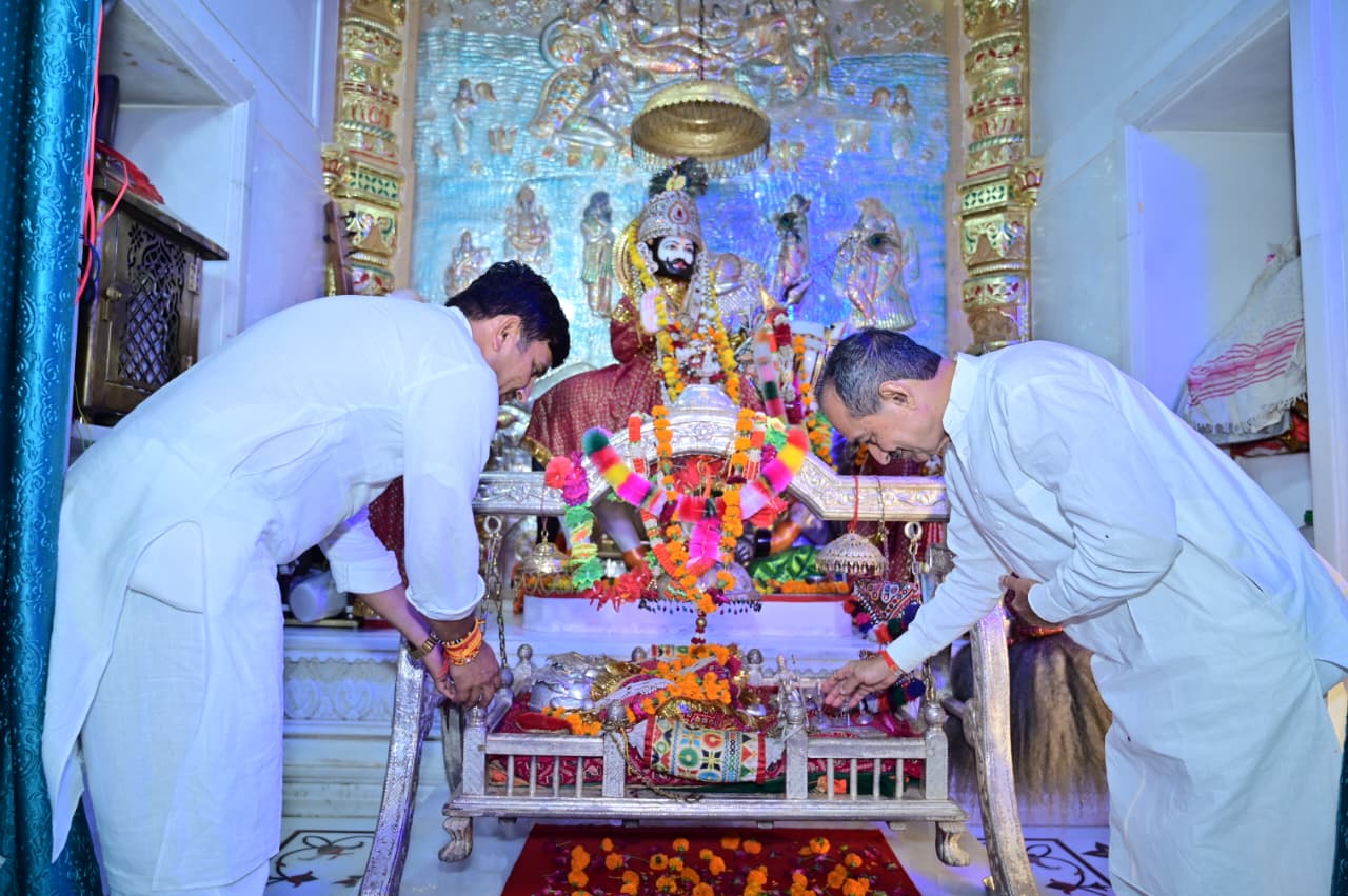 भाजपा प्रदेष अध्यक्ष राठौड़ ने बाबा रामदेव की जन्म स्थली के किए दर्षन 