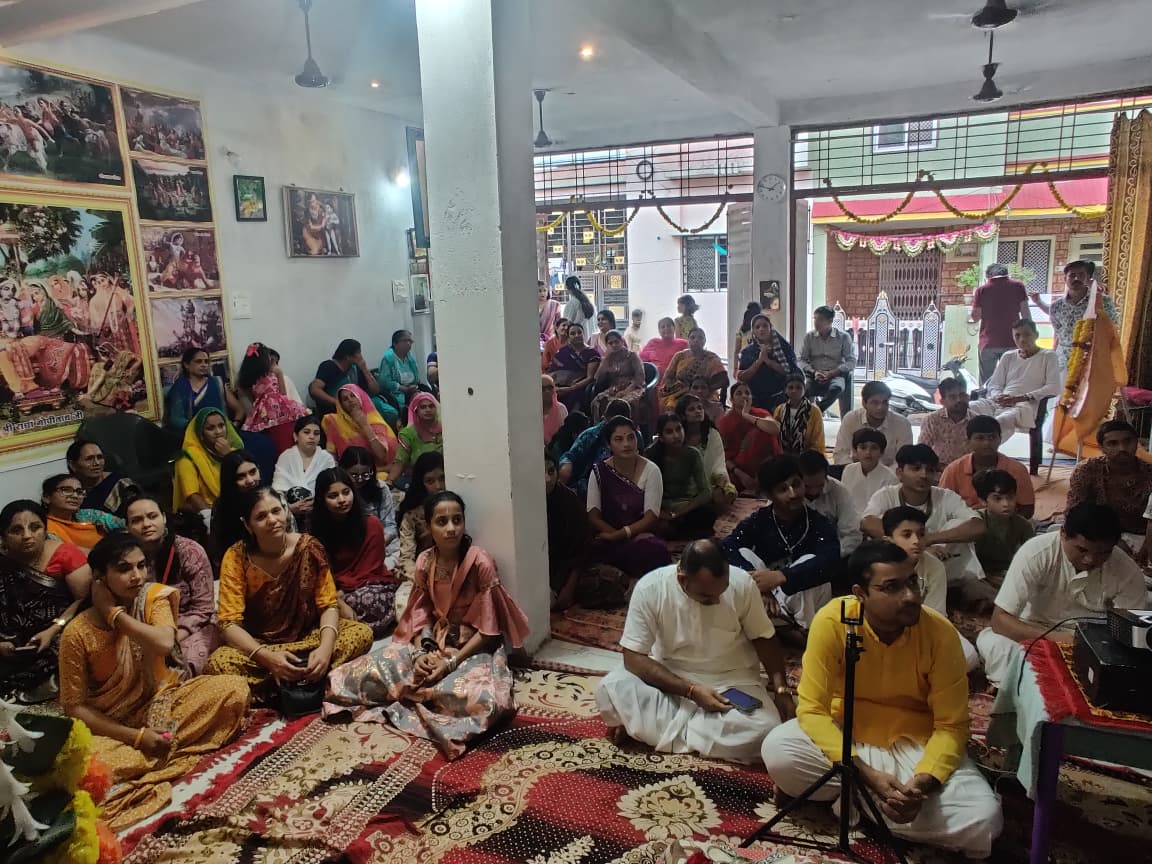 इस्कॉन के बांसवाड़ा केन्द्र में धूमधाम से मना राधाष्टमी पर्व,