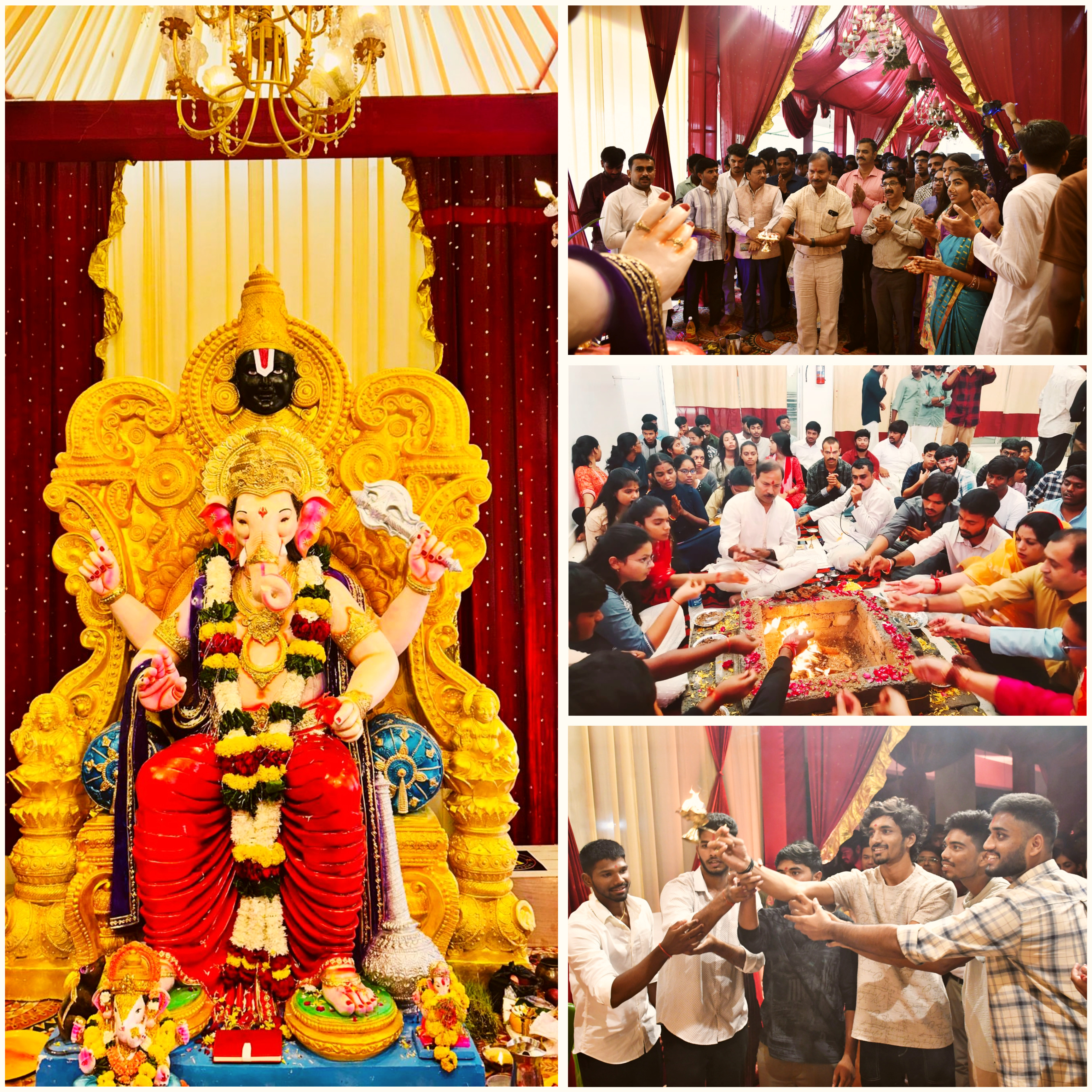 एसपीएसयू में भव्य गणेश उत्सव का आयोजन