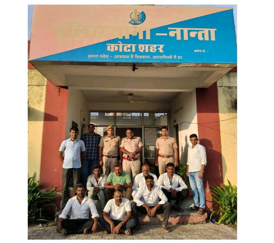 बड़ी कार्यवाही, राज कार्य और पुलिस पर हमला  करने वाले सातों आरोपी गिरफ्तार