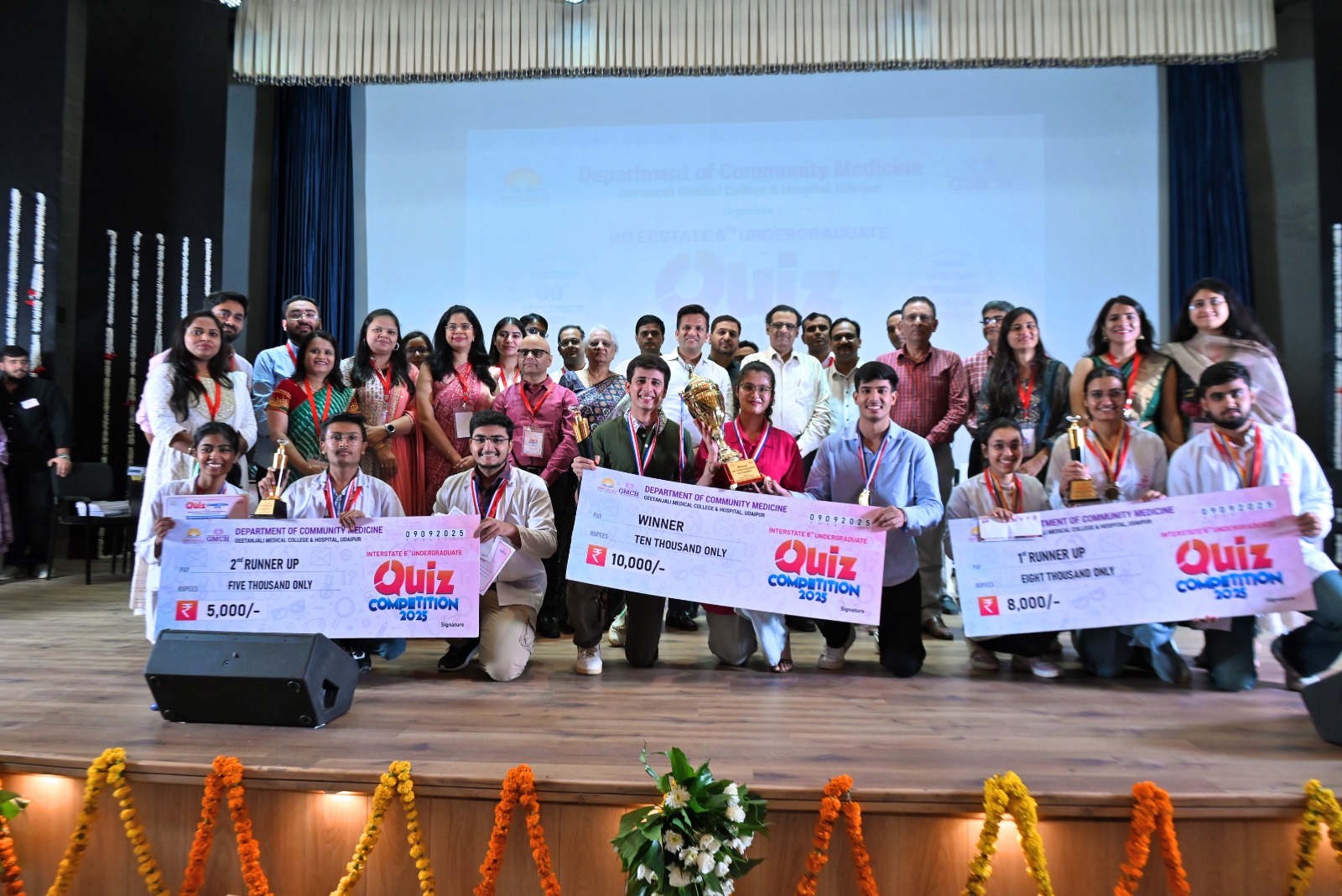 ####Interstate 6th Undergraduate Quiz 2025 Successfully Organized at Geetanjali Medical College, Udaipur