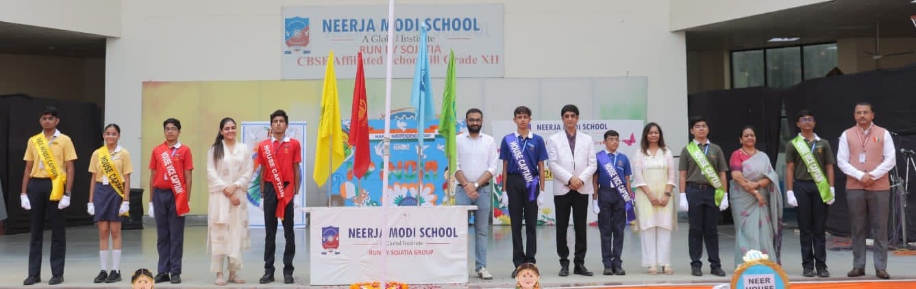 #### Investiture Ceremony Held at Neerja Modi School, Udaipur