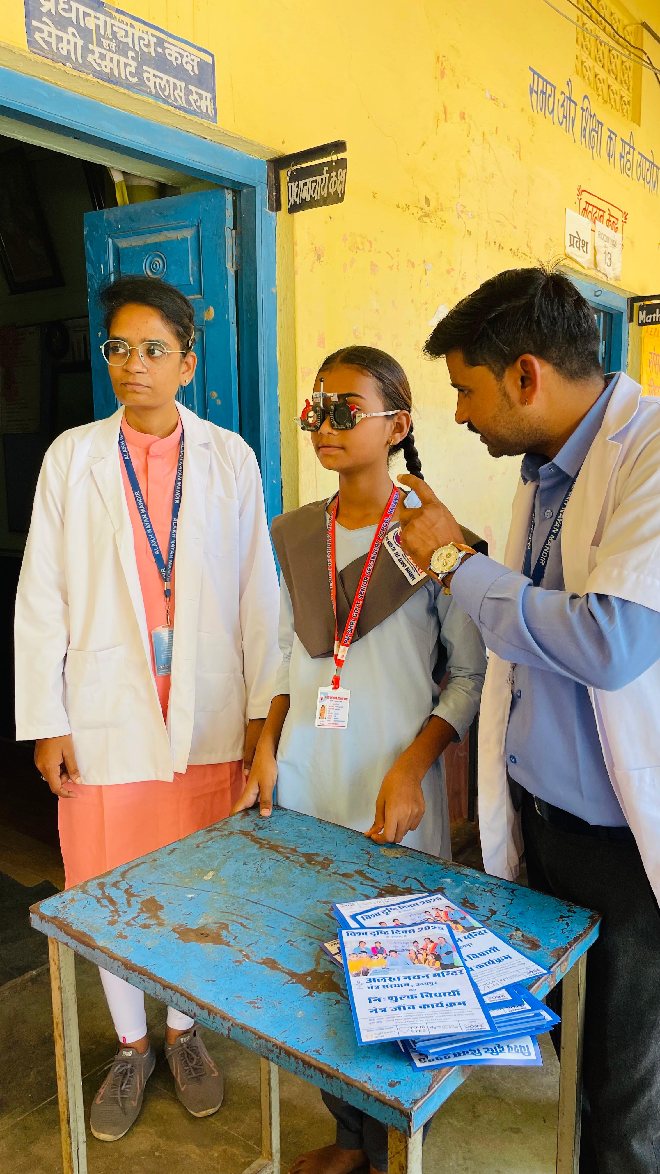 ####Eye Check-Up Camps Organized by Alakh Nayan Mandir Eye Institute on World Sight Day
