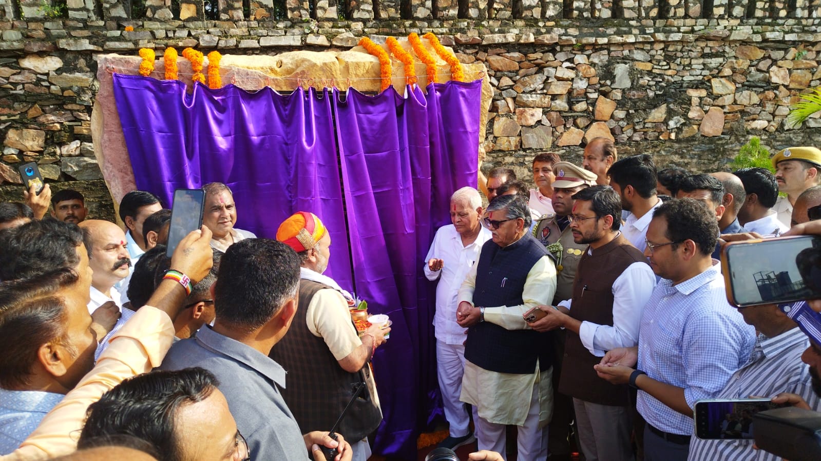 हरिदास जी की मगरी से पिछोला रिंग रोड लिंक सड़क मार्ग का लोकार्पण कार्यक्रम