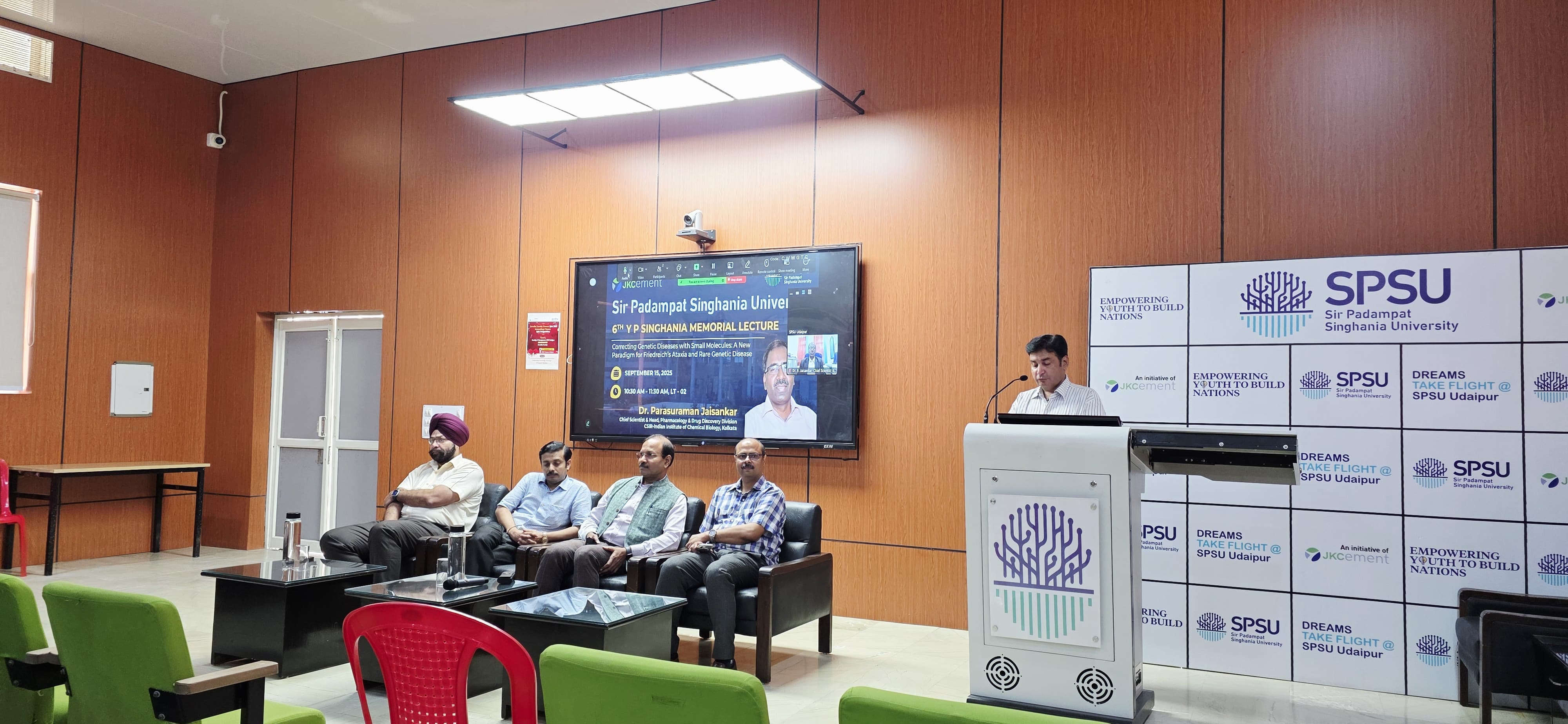 ####SPSU Celebrates Engineer’s Day with 6th Y.P. Singhania Memorial Lecture